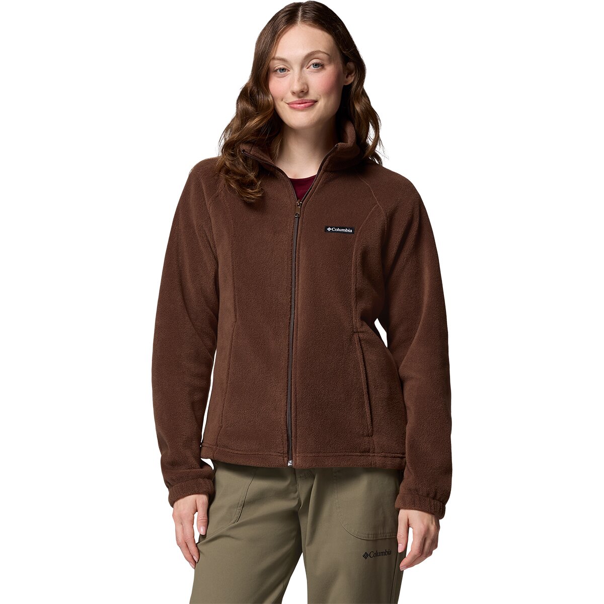 Image of Columbia Benton Springs Full-Zip Fleece Jacket - Women's Tobacco, S