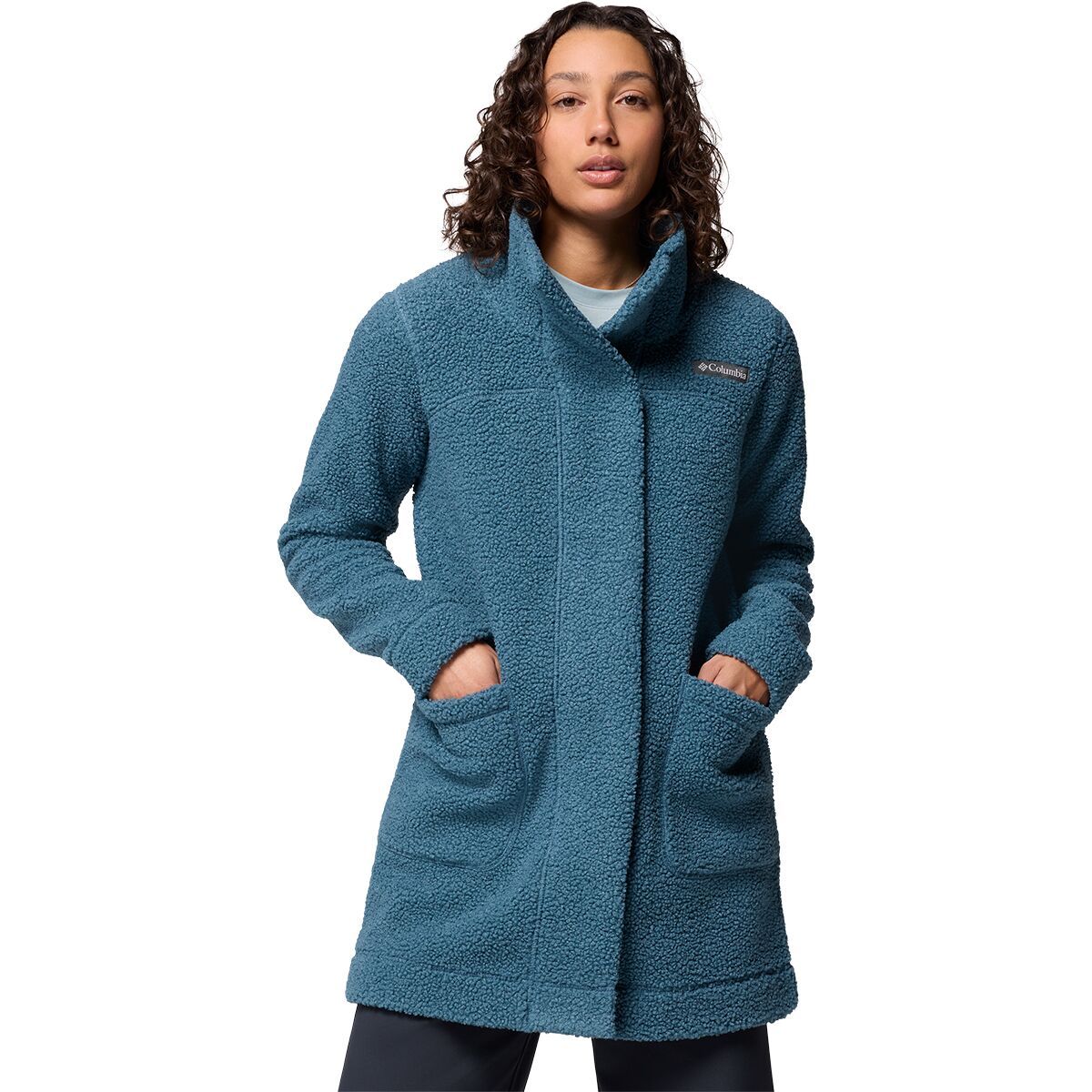 Image of Columbia Panorama Long Jacket - Women's Everblue, S