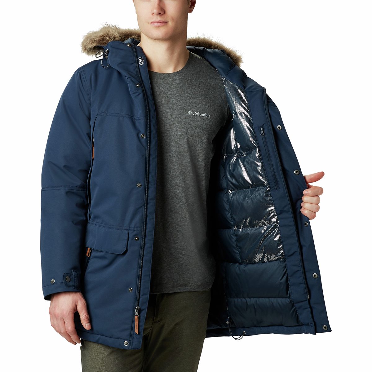 columbia men's south canyon long jacket