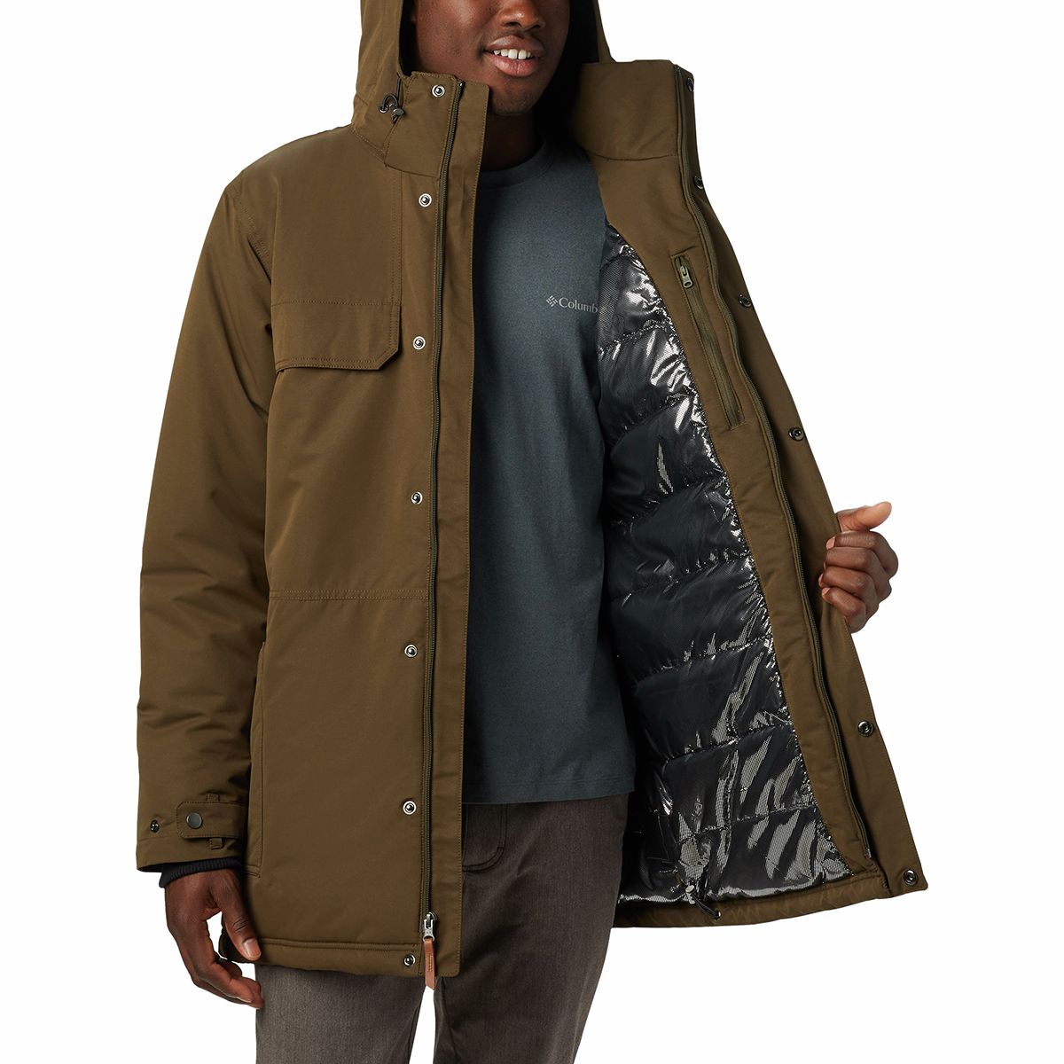 Manteau parka isolé pour hommes Rugged Path - Columbia