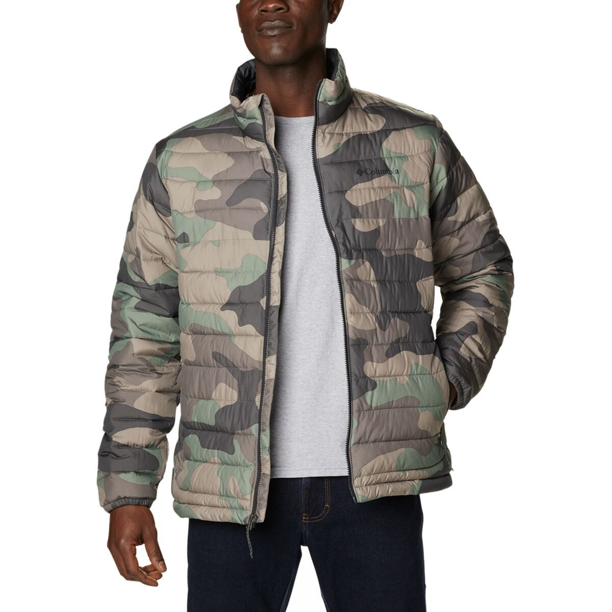 Columbia Powder Lite Jacket - Men's Cypress Mod Camo Print, S