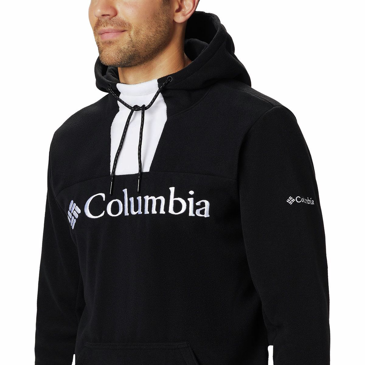 columbia fleece hoodie mens