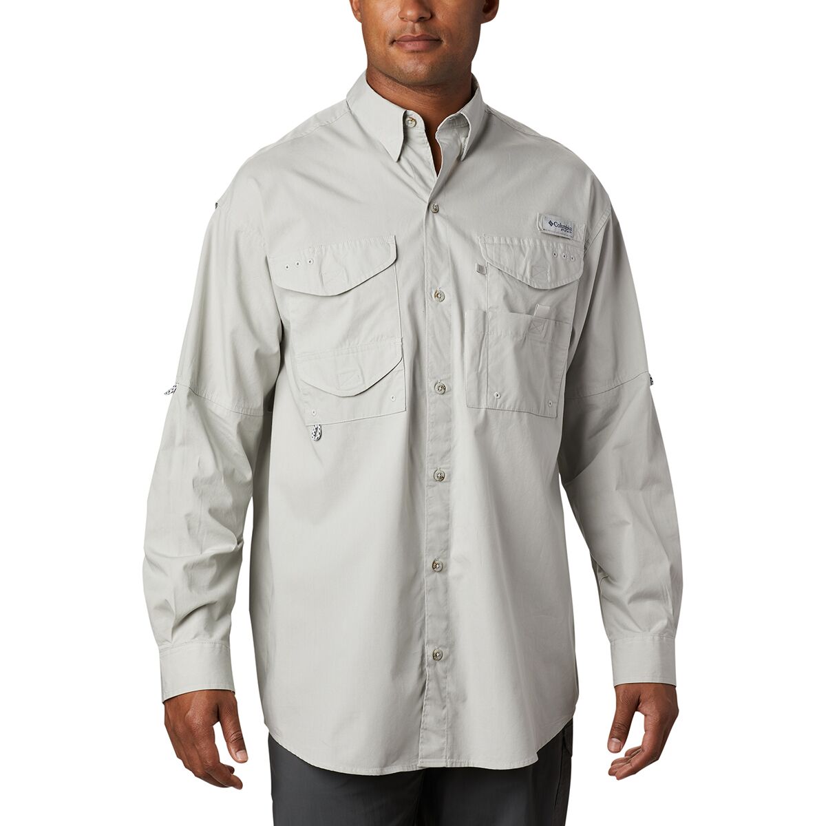 Columbia Mens PFG Bonehead II Long Sleeve Shirt Cotton Relaxed Fit