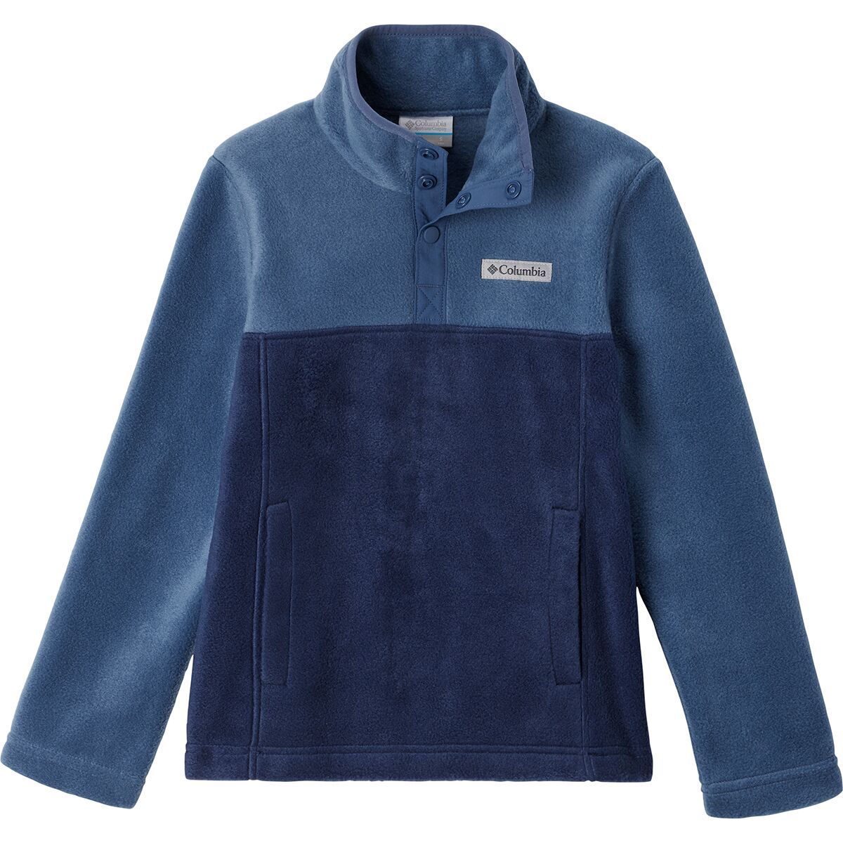 Columbia Steens Mountain 1/4-Snap Fleece Pullover - Boys' Collegiate Navy/Dark Mountain, XS
