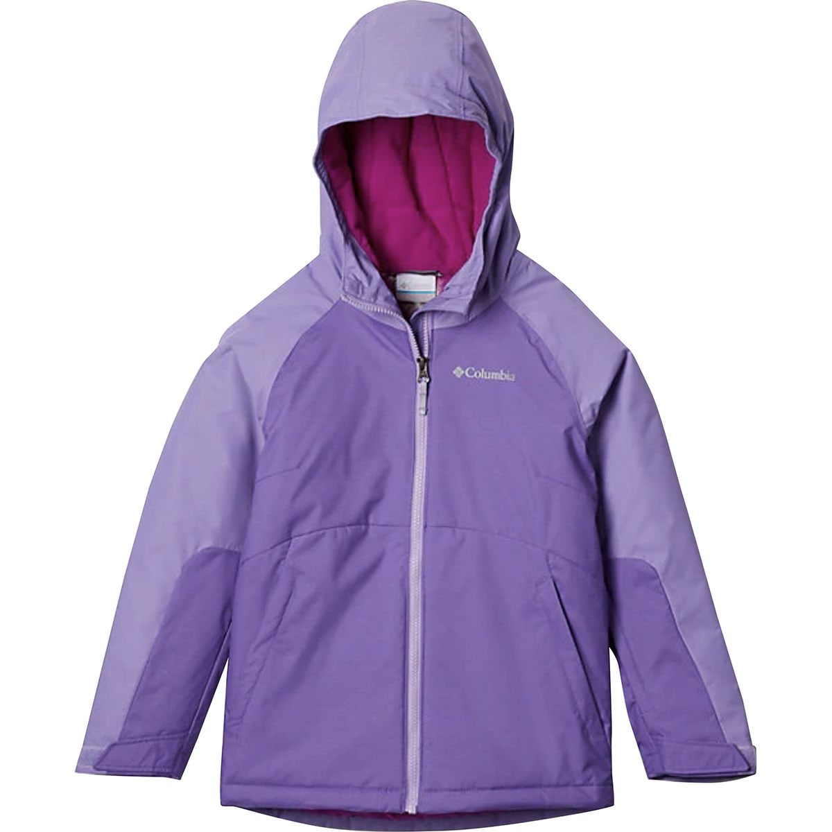 Columbia Alpine Action II Jacket - Girls' Grape Gum/Paisley Purple