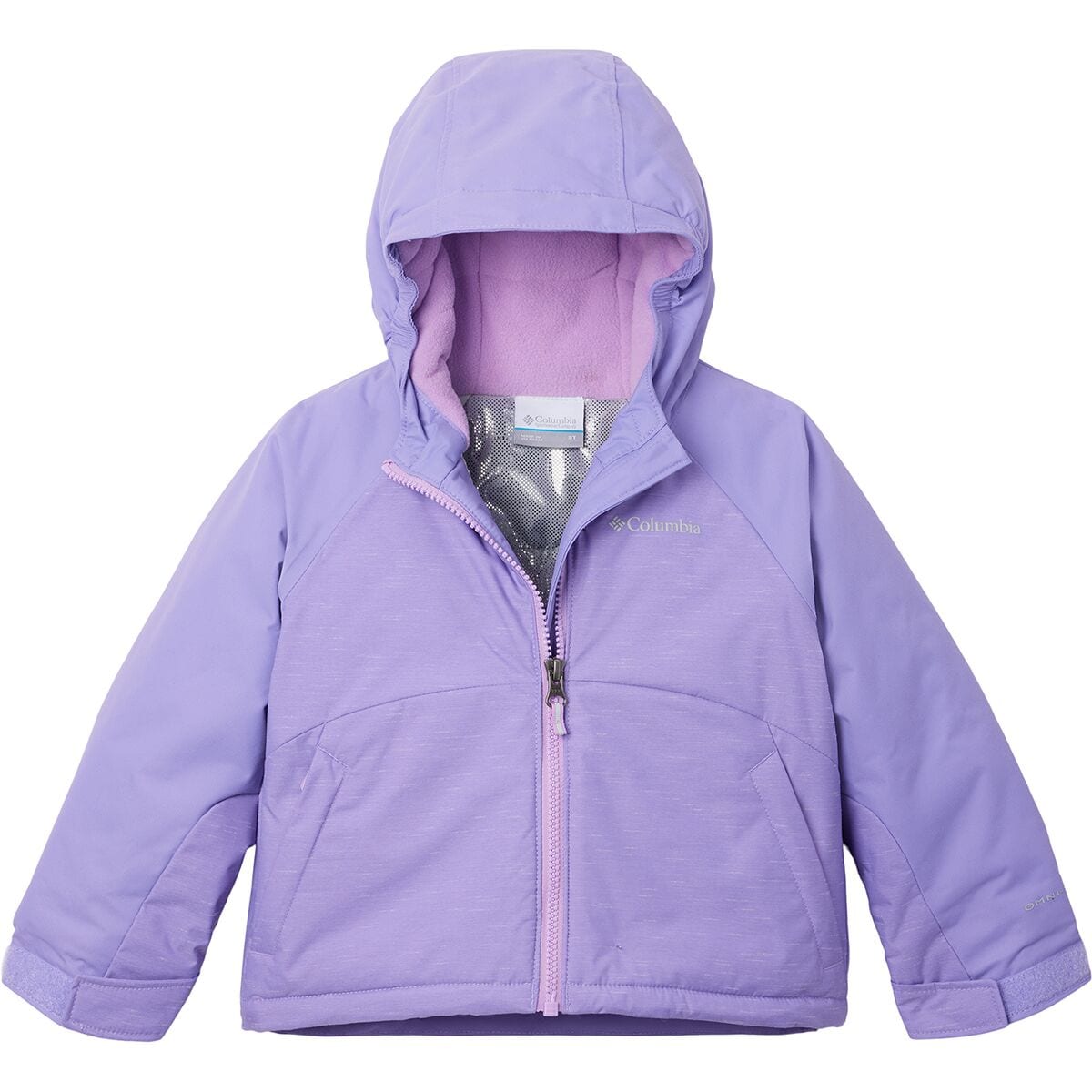 Columbia Alpine Action II Jacket - Girls' Paisley Purple Heather/Paisley Purple