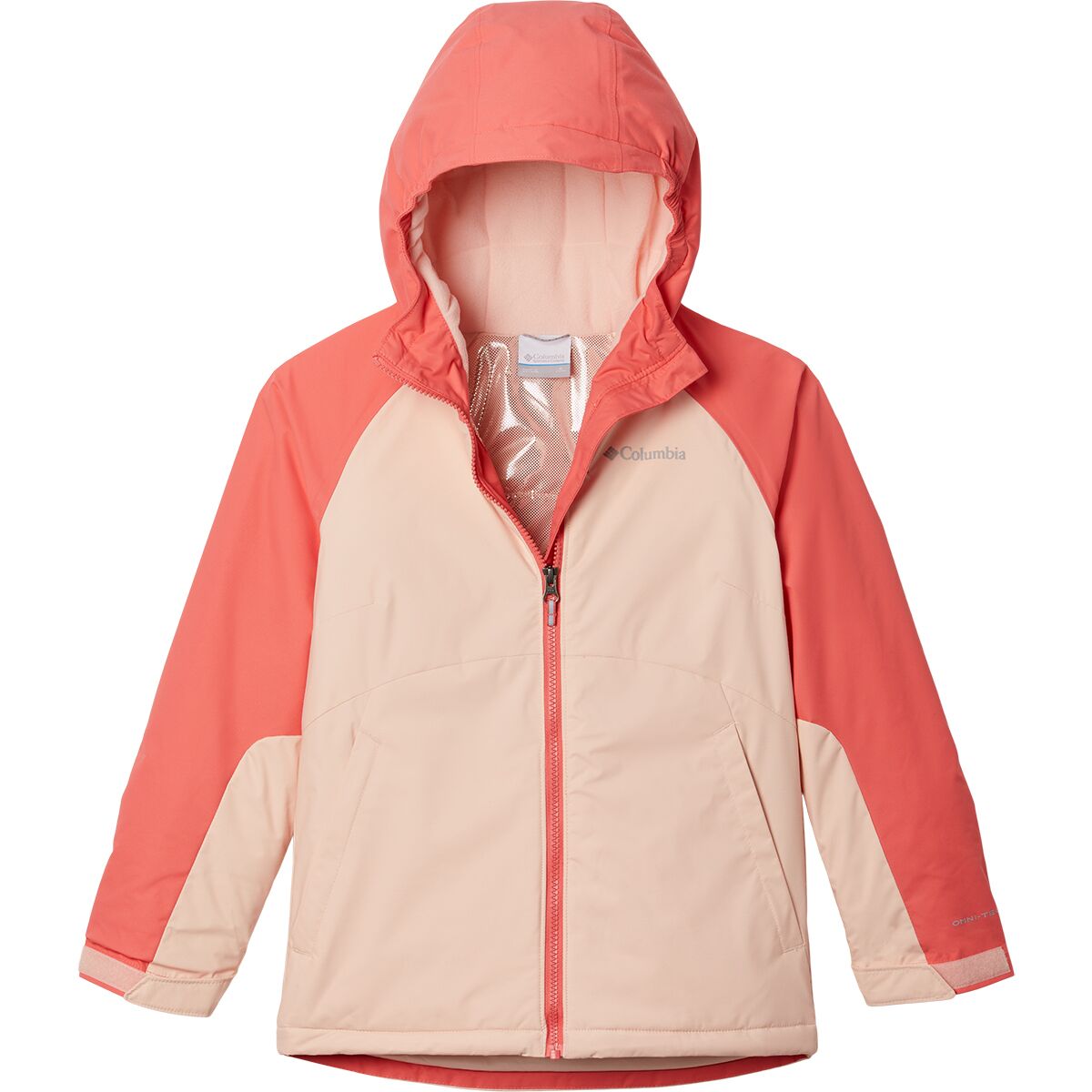 Columbia Alpine Action II Jacket - Girls' Peach Blossom Heather/Blush Pink