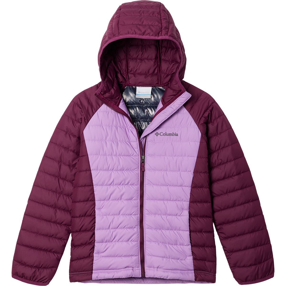 Columbia Powder Lite Hooded Insulated Jacket - Girls'