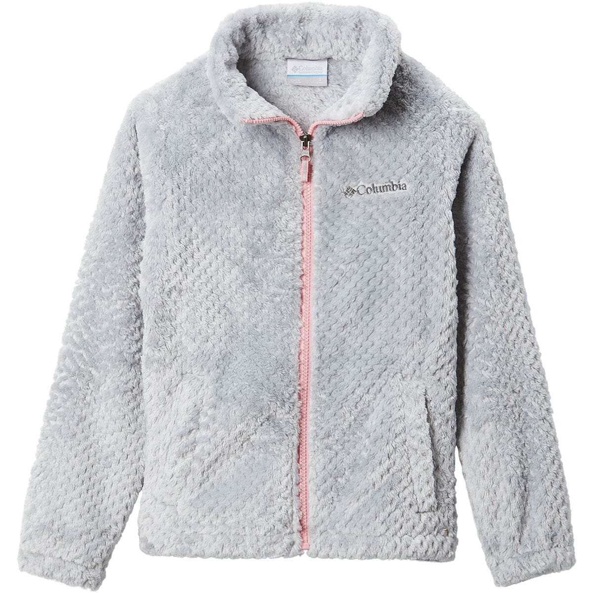 Columbia Fire Side Sherpa Hybrid Full-Zip Fleece Jacket - Girls