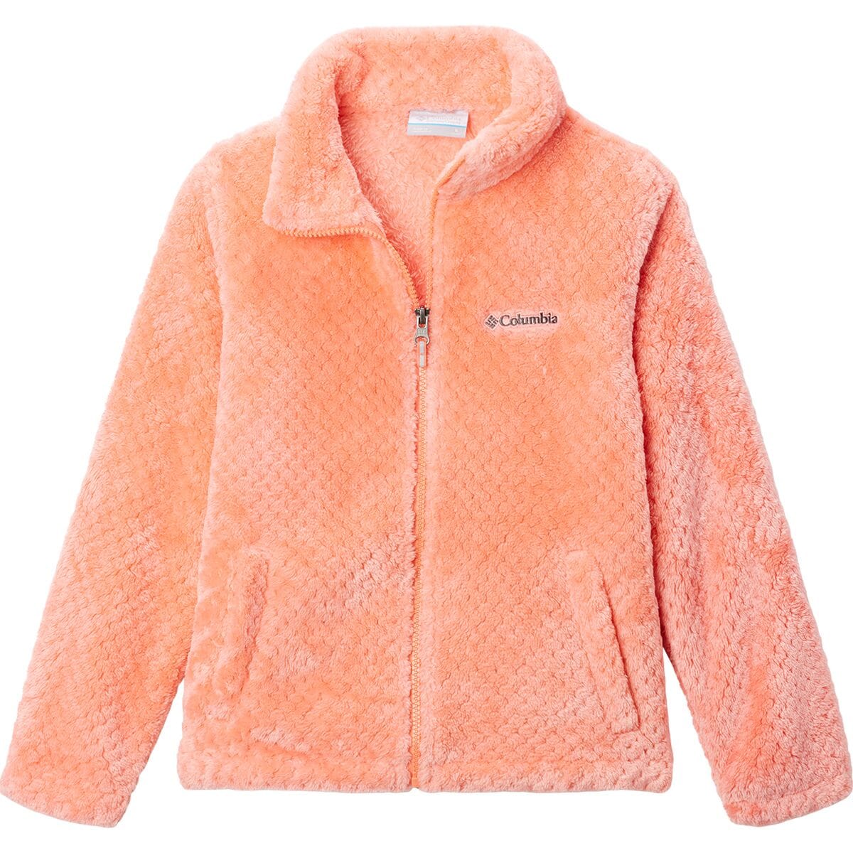 Columbia Fire Side Sherpa Hybrid Full-Zip Fleece Jacket - Girls