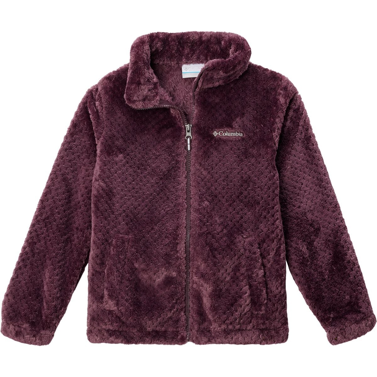 Columbia Fire Side Sherpa Hybrid Full-Zip Fleece Jacket - Girls