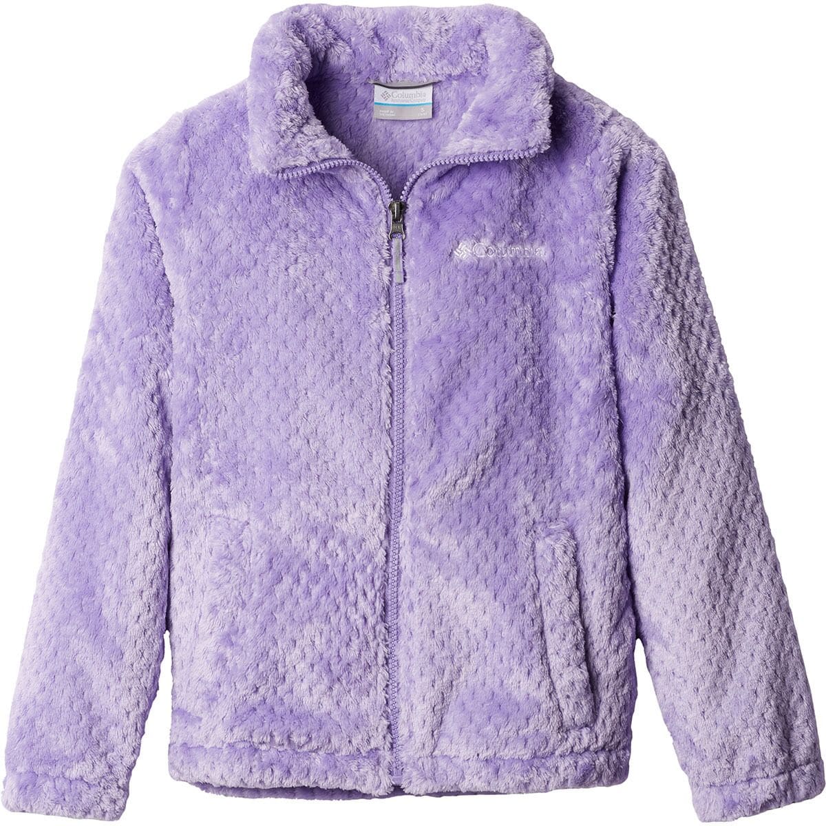 Columbia Fire Side Sherpa Hybrid Full-Zip Fleece Jacket - Girls
