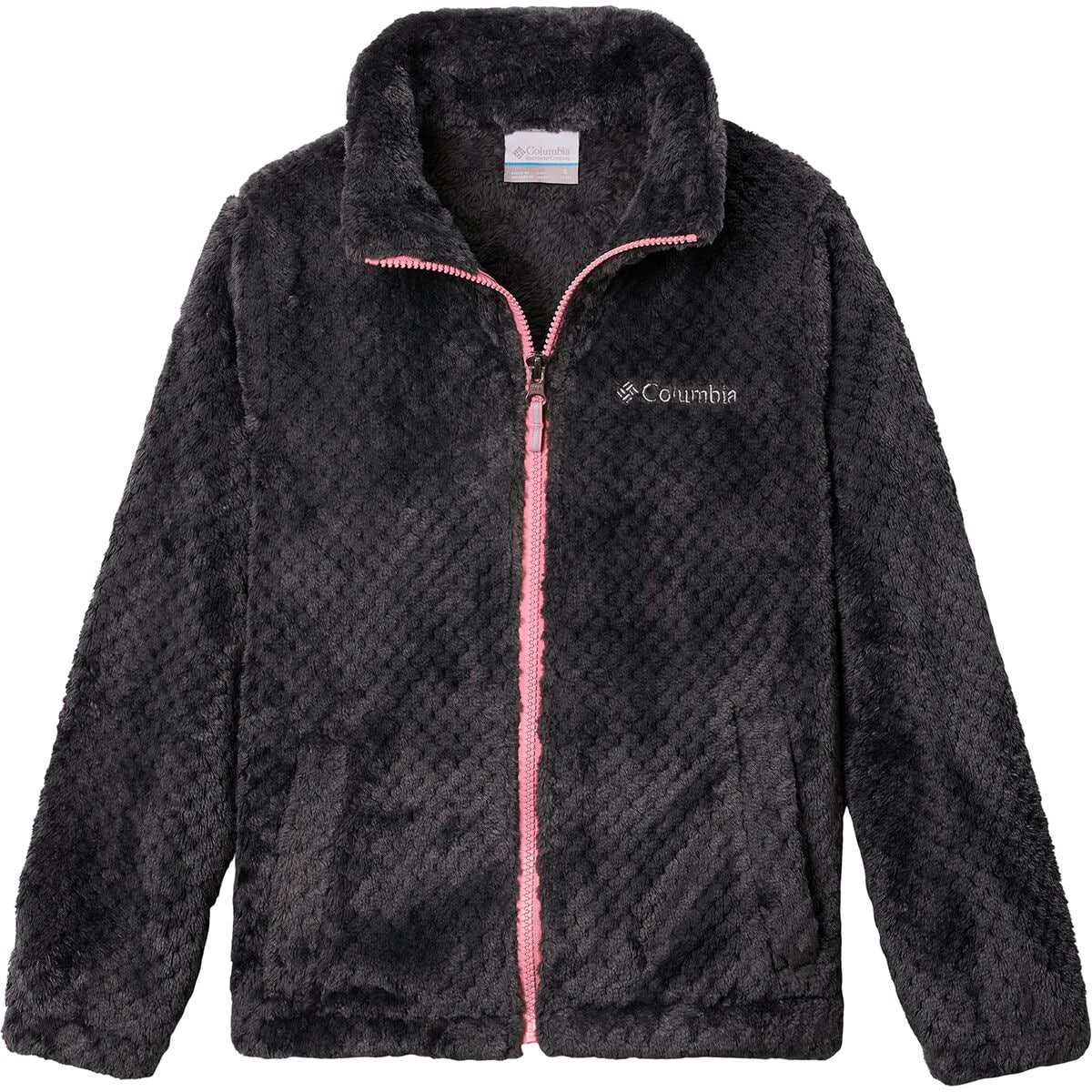 Columbia Fire Side Sherpa Hybrid Full-Zip Fleece Jacket - Girls