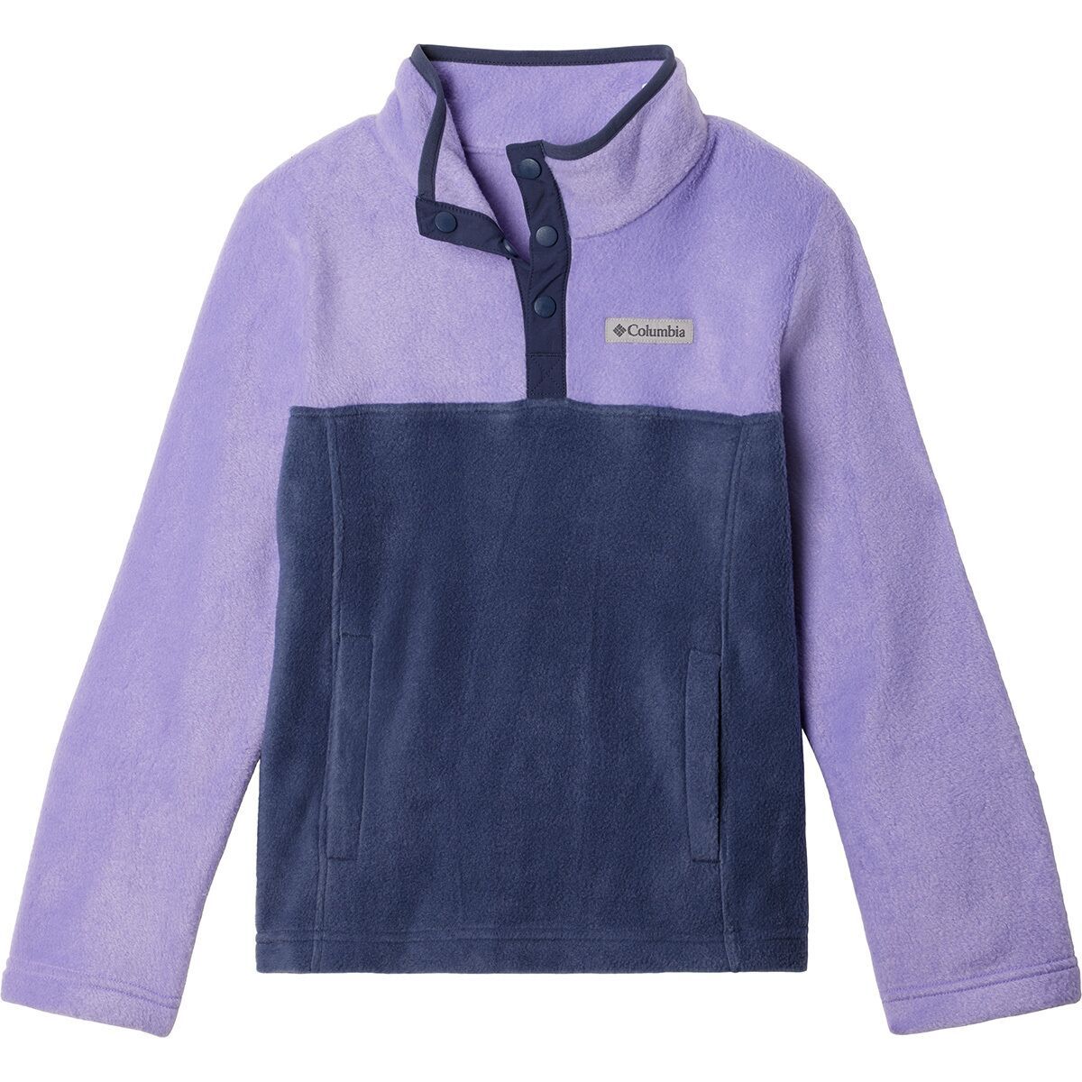 Columbia Steens Mountain 1/4-Snap Fleece Pullover - Girls' Nocturnal/Paisley Purple, S