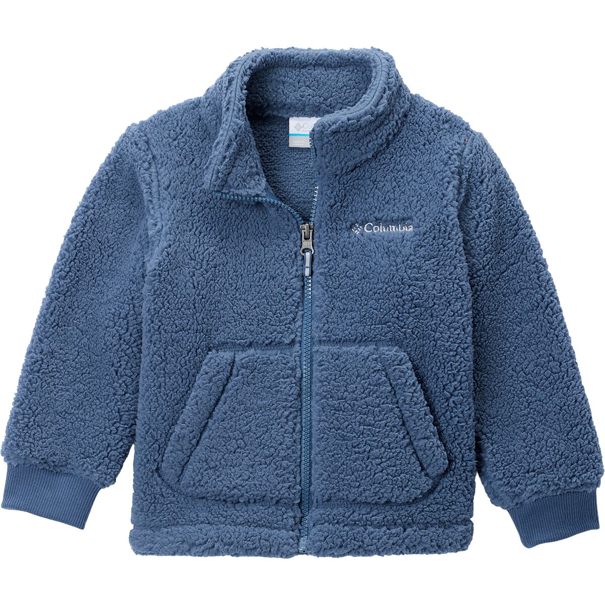 Image of Columbia Rugged Ridge Sherpa Full-Zip Fleece Jacket - Toddlers' Dark Mountain2, 3T