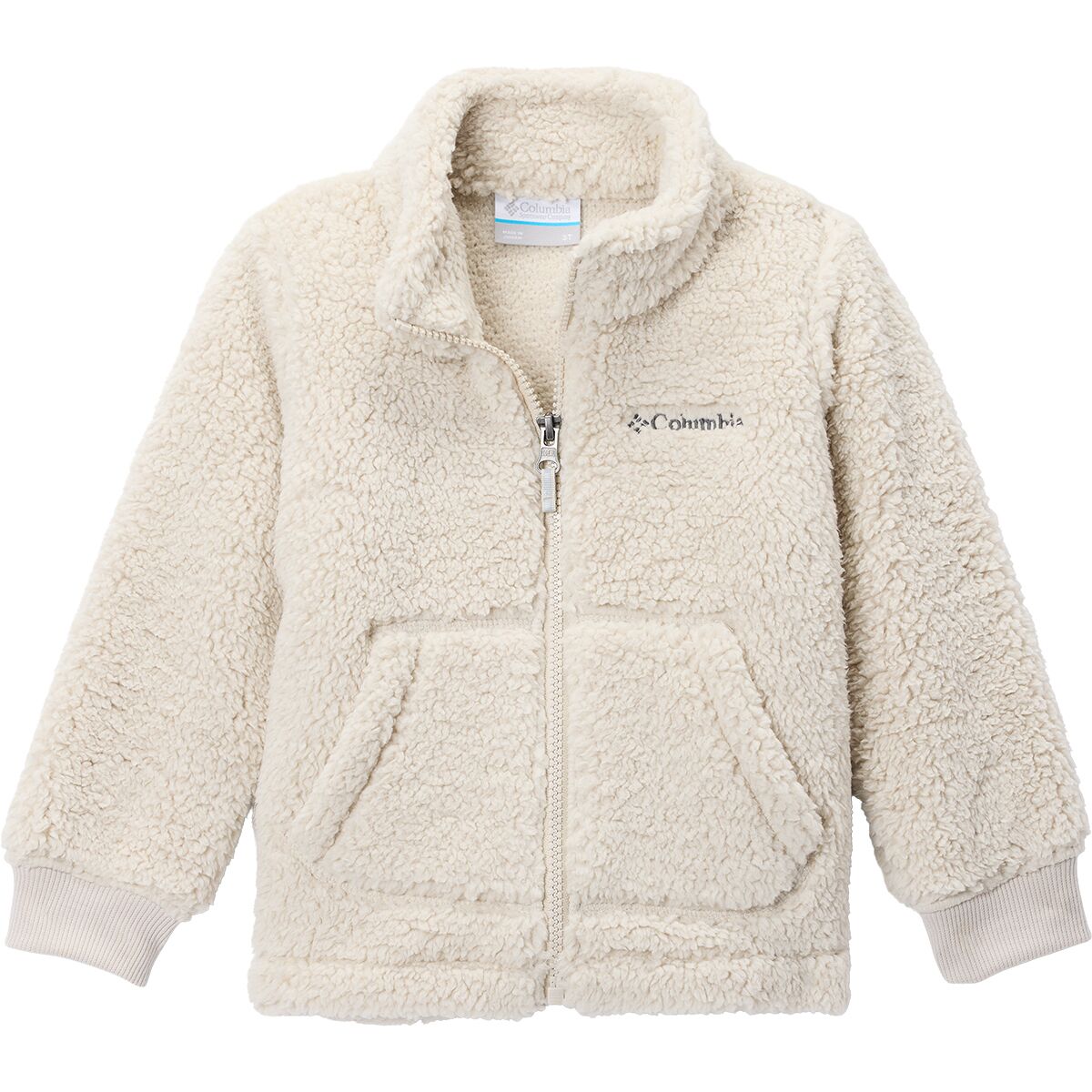 Image of Columbia Rugged Ridge Sherpa Full-Zip Fleece Jacket - Toddlers' Dark Stone, 3T