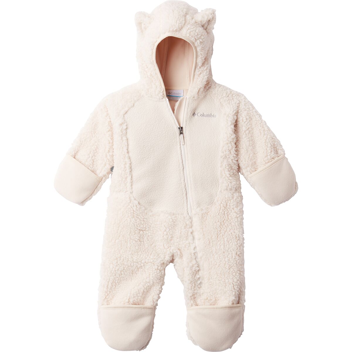 Image of Columbia Foxy Baby Sherpa Bunting - Infants' Chalk, 6/12M