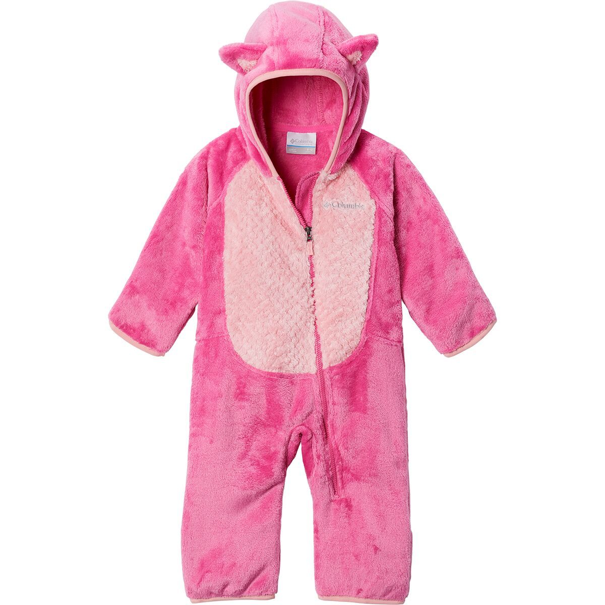 Image of Columbia Foxy Baby Sherpa Bunting - Infants' Pink Ice/Pink Orchid, 12/18M