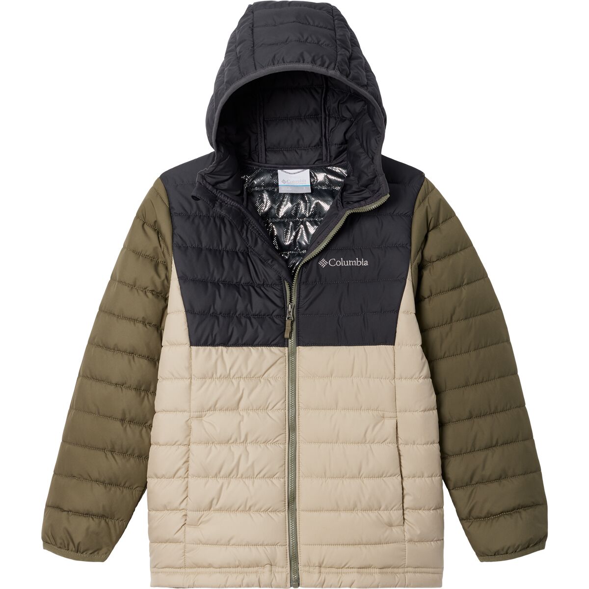 Columbia Powder Lite Hooded Insulated Jacket - Boys'