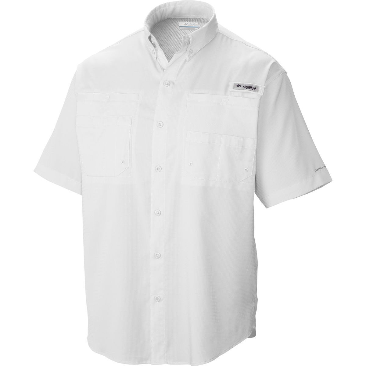 Image of Columbia Tamiami II Short-Sleeve Shirt - Men's White, M