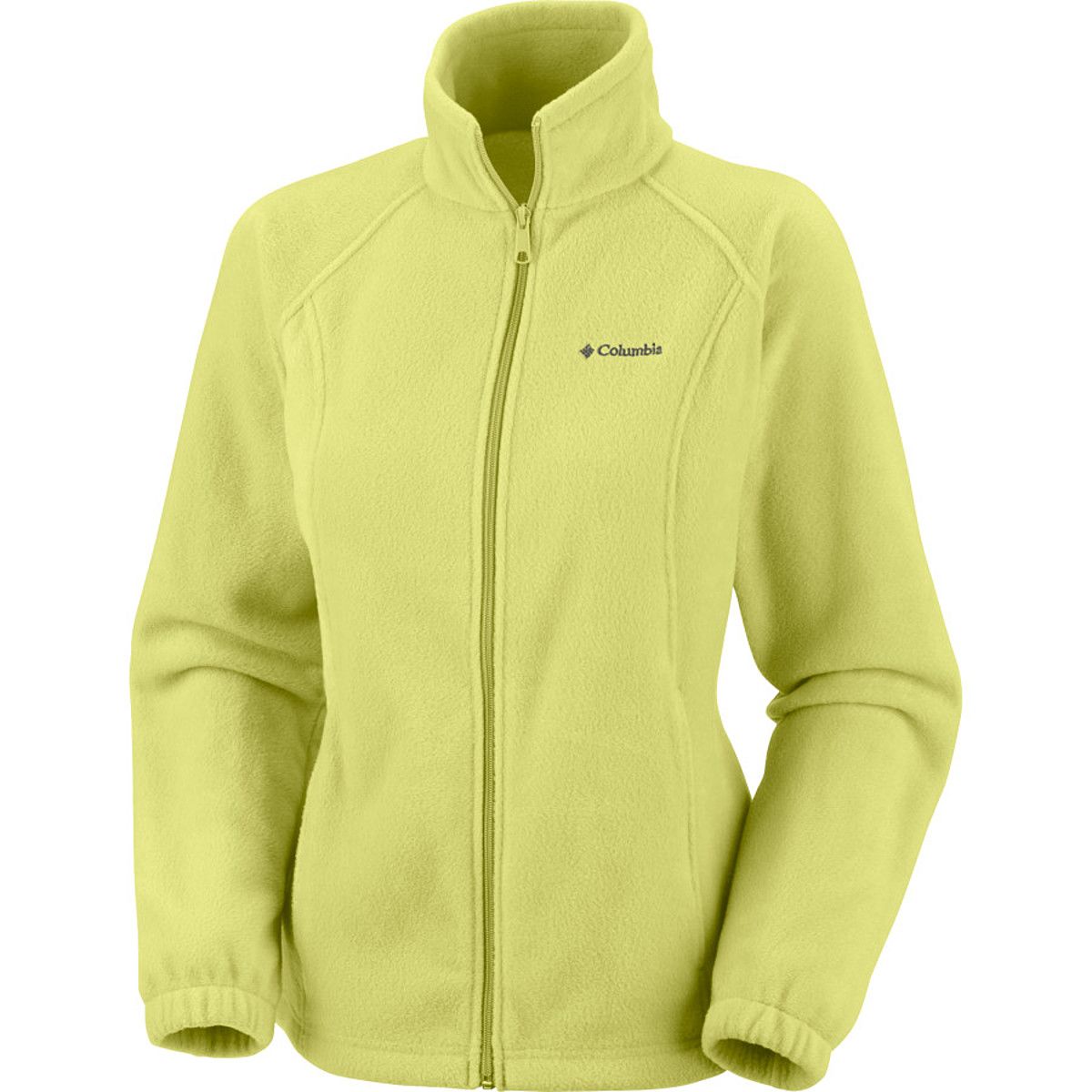 yellow columbia fleece jacket