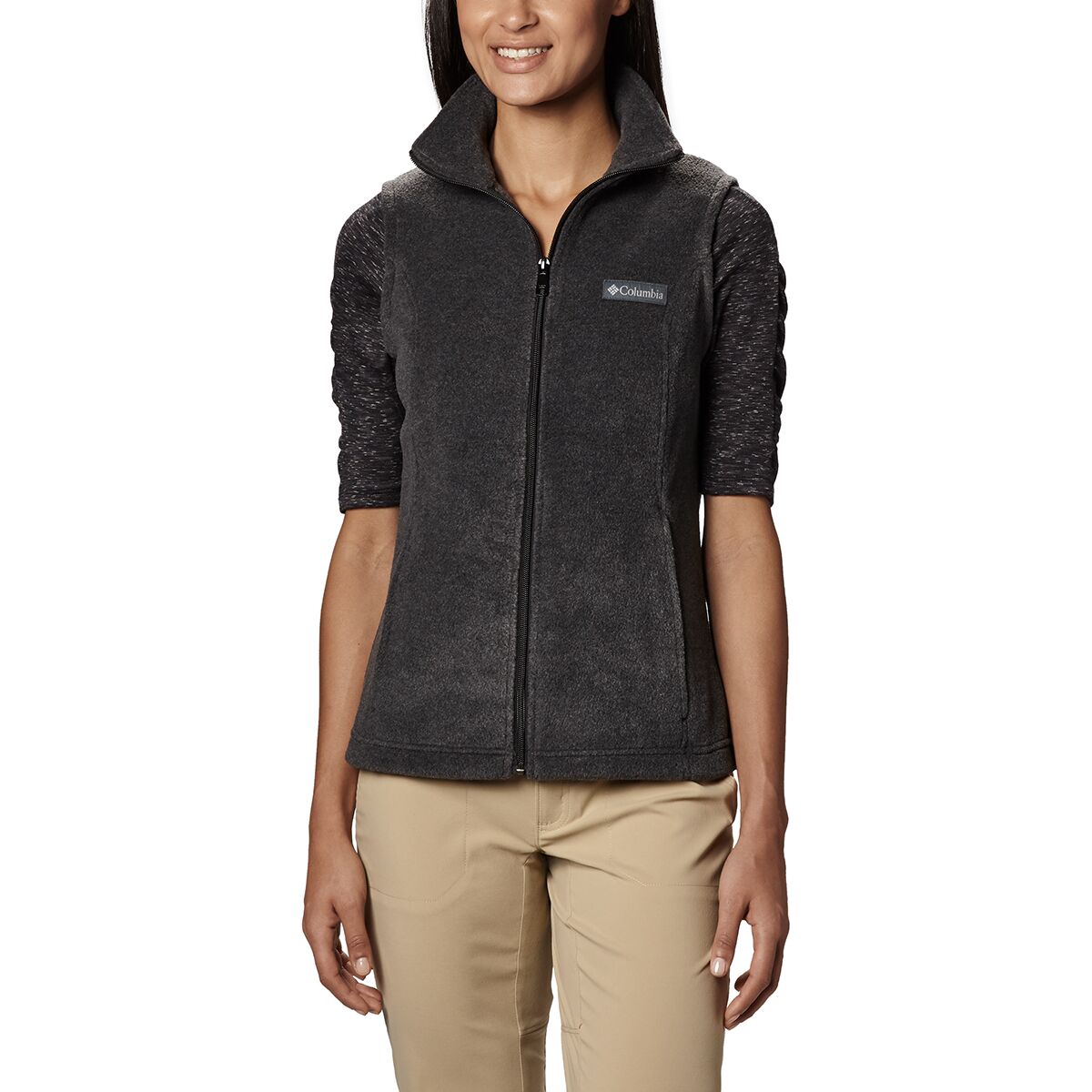 Image of Columbia Benton Springs Vest - Women's Charcoal Heather, S