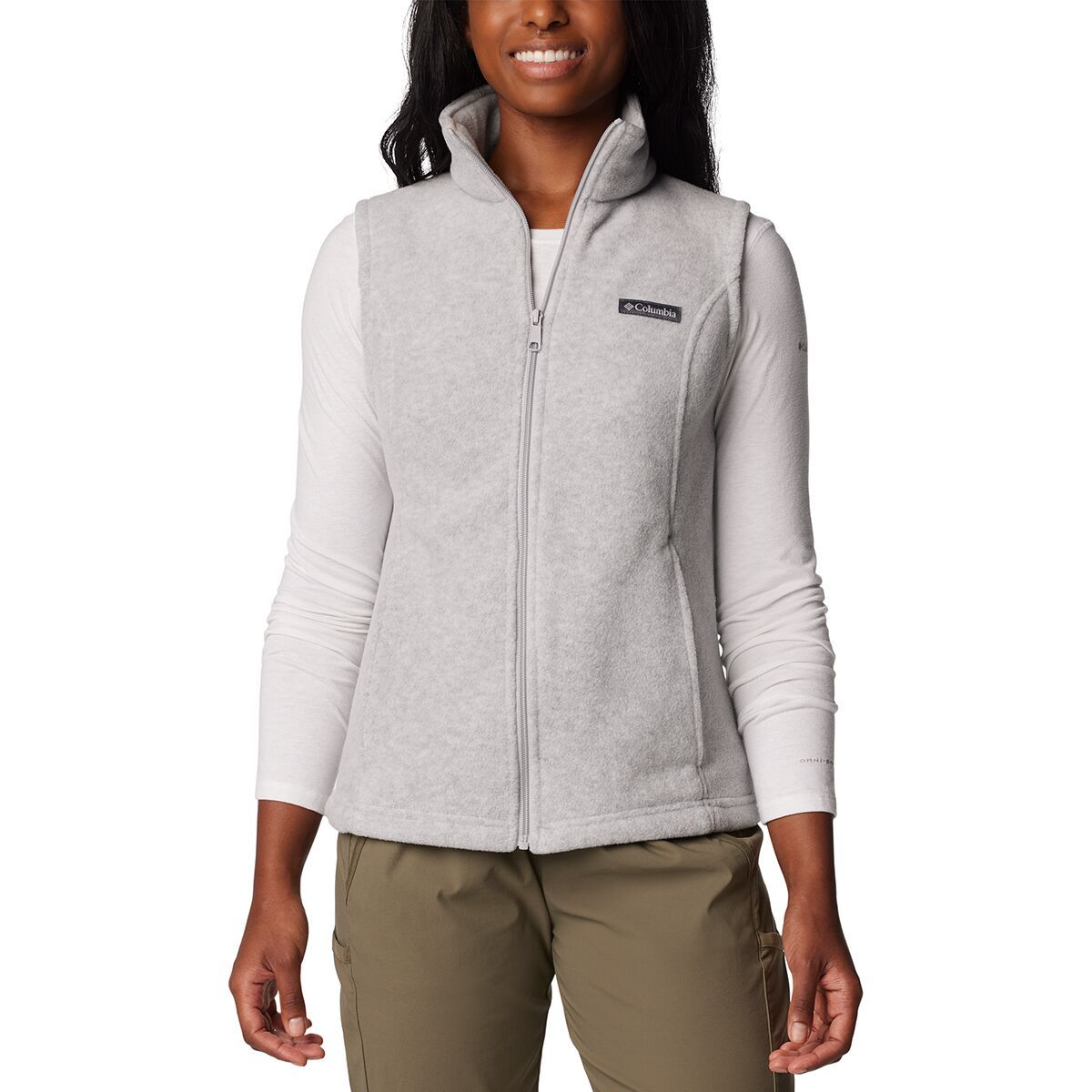 Image of Columbia Benton Springs Vest - Women's Cirrus Grey Heather, XS