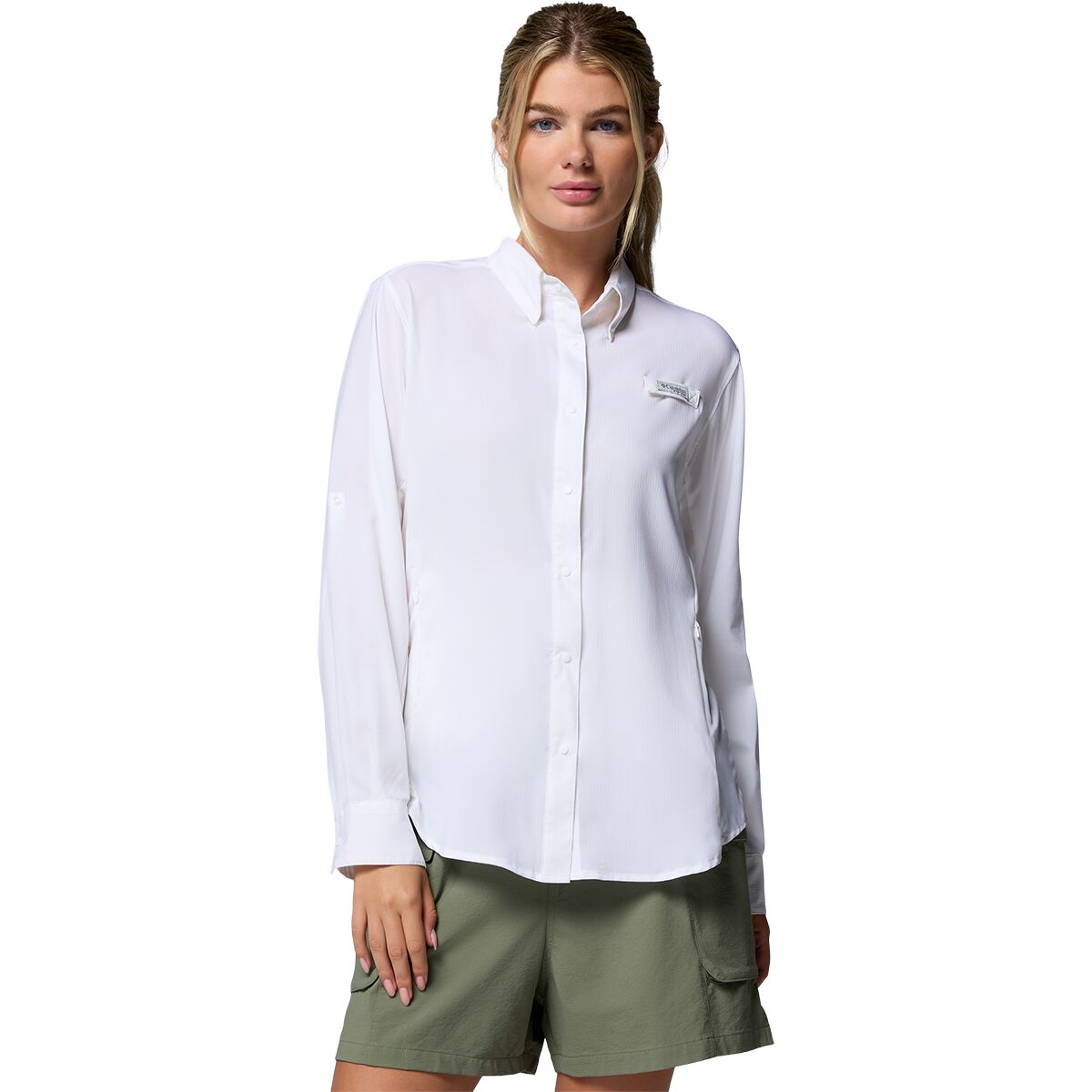 Image of Columbia Tamiami II Long-Sleeve Shirt - Women's White2, S