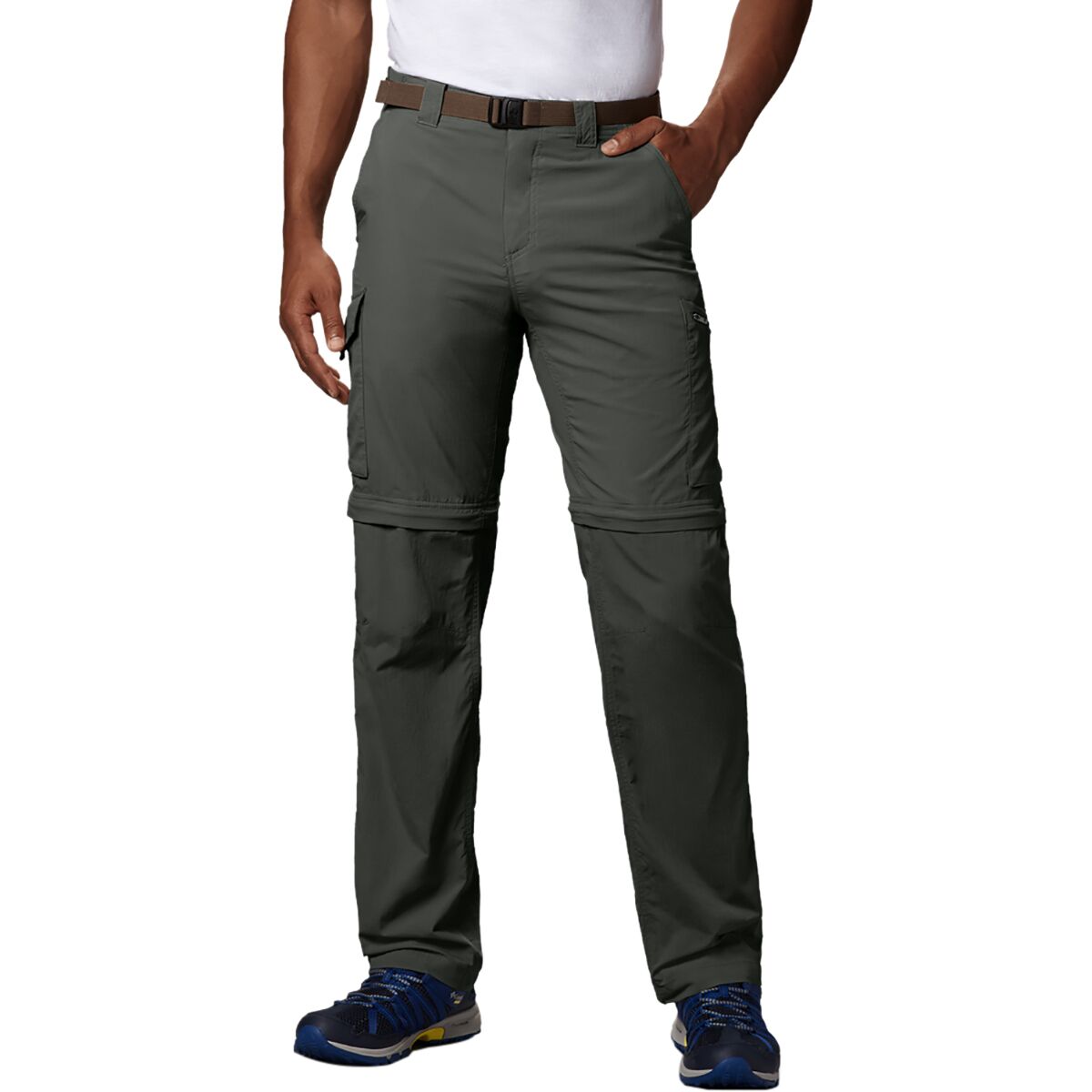 Image of Columbia Silver Ridge Convertible Pant - Men's Gravel, 36x30
