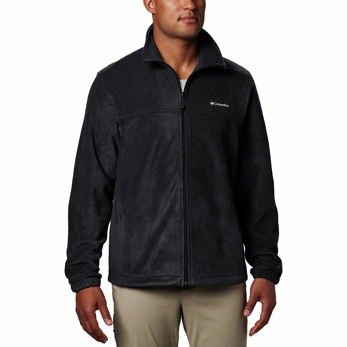 Image of Columbia Steens Mountain Full-Zip 2.0 Fleece Jacket - Men's Black, M