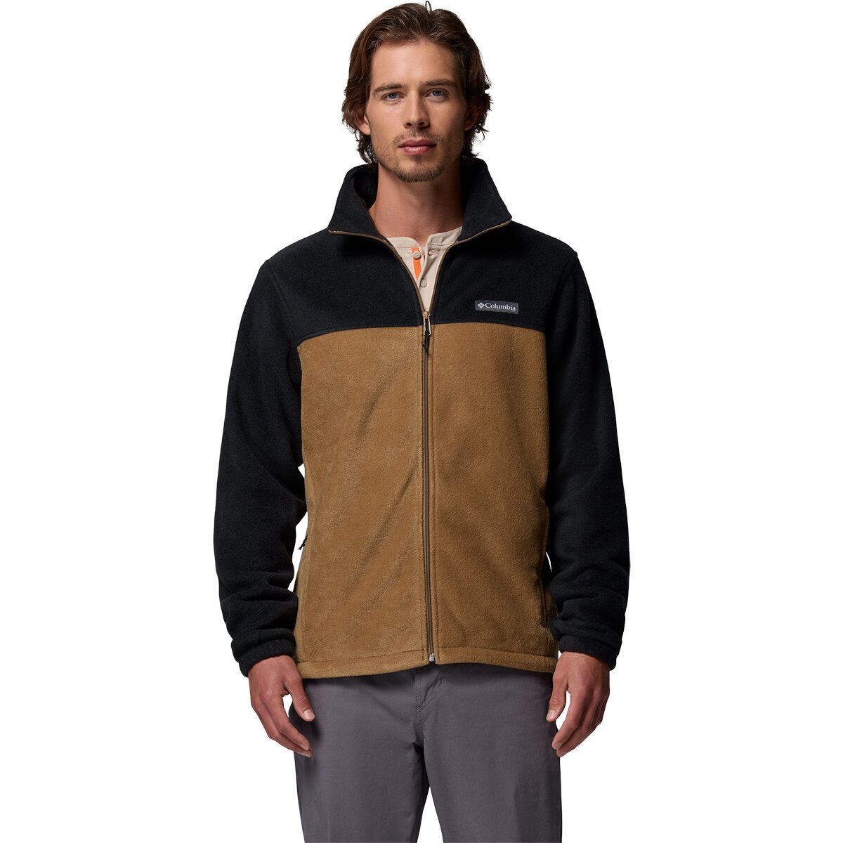 Image of Columbia Steens Mountain Full-Zip 2.0 Fleece Jacket - Men's Black/Delta, S