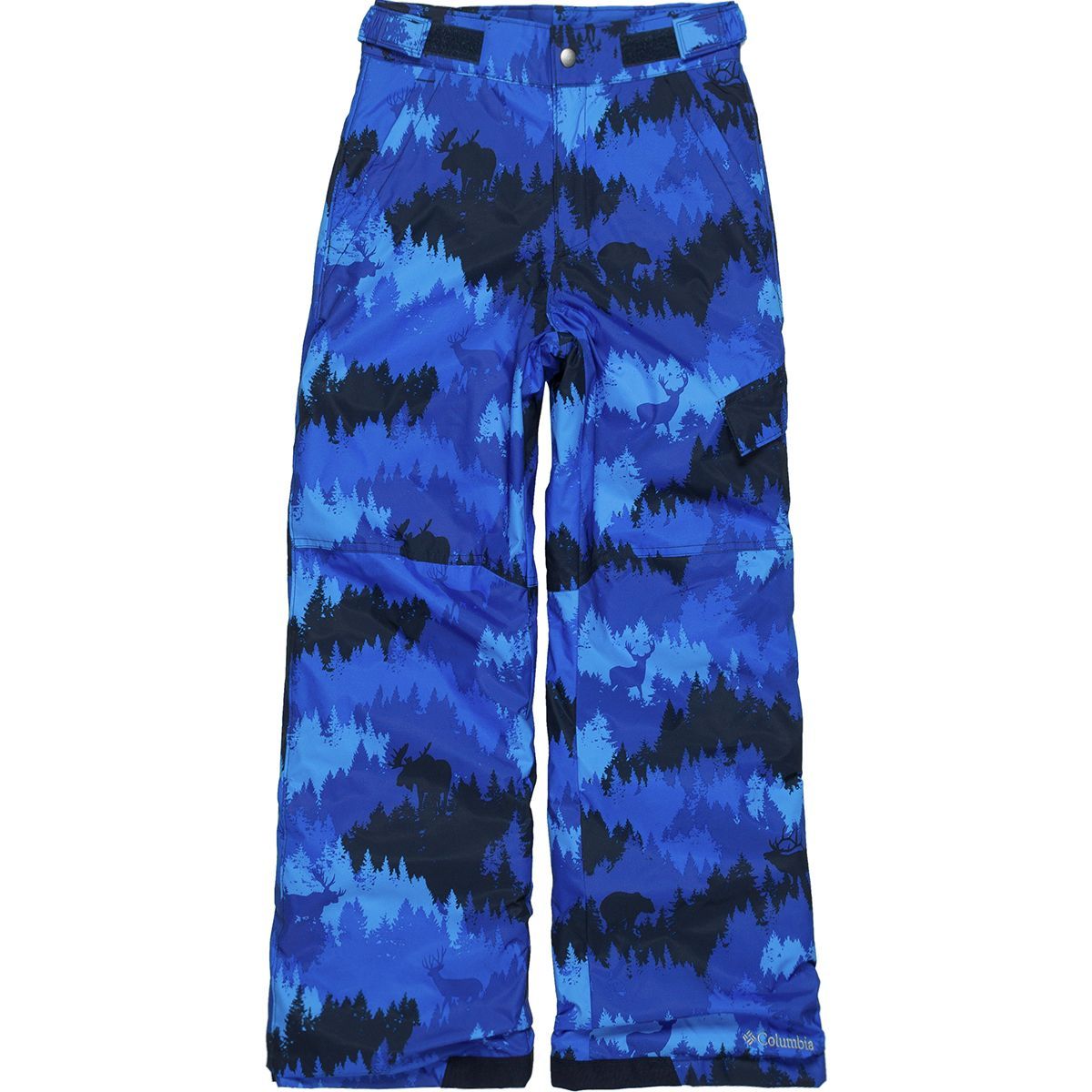 Columbia Ice Slope II Pant - Boys' Collegiate Navy Animal Print, L