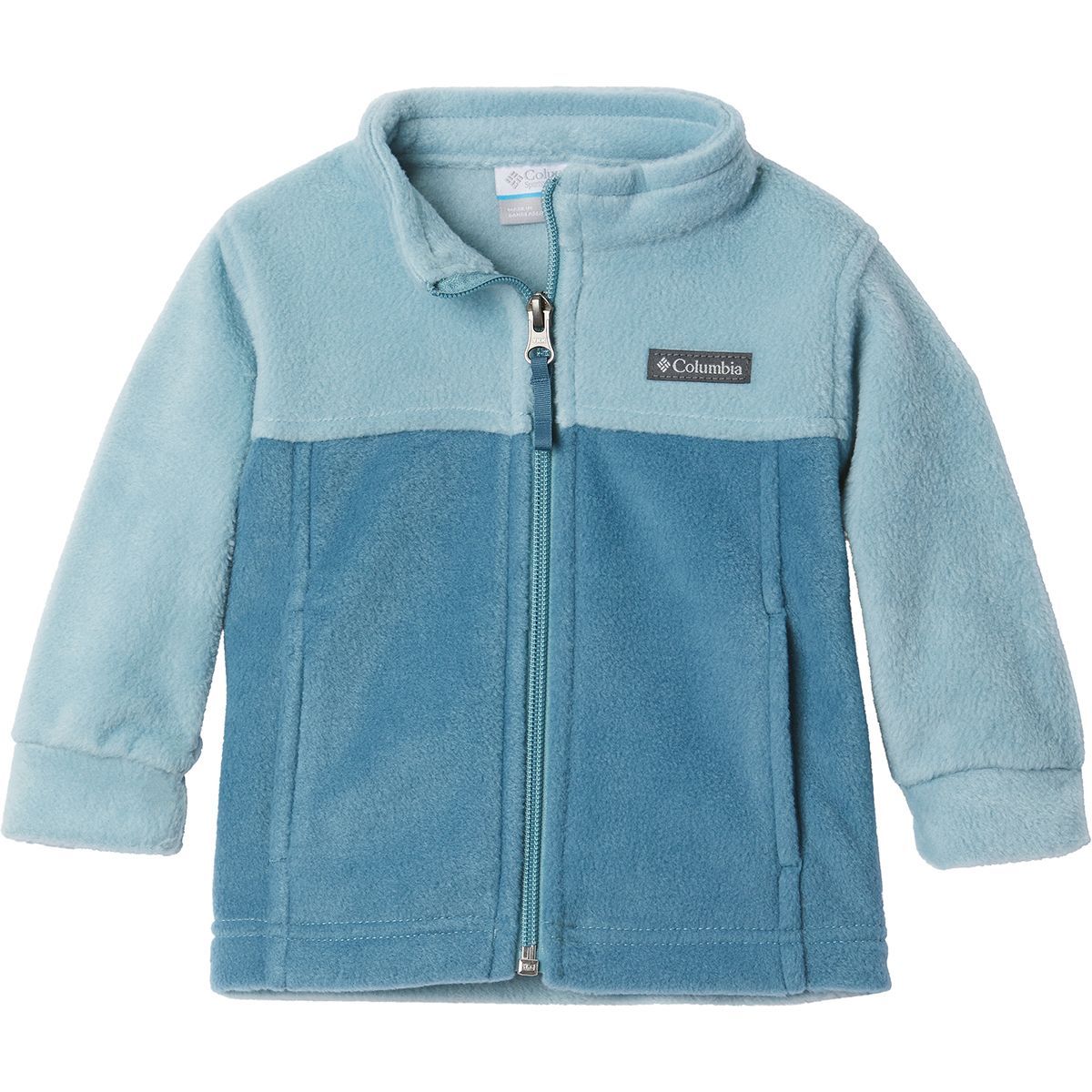 Columbia Steens Mountain II Fleece Jacket - Boys' Blue Heron/Storm, L
