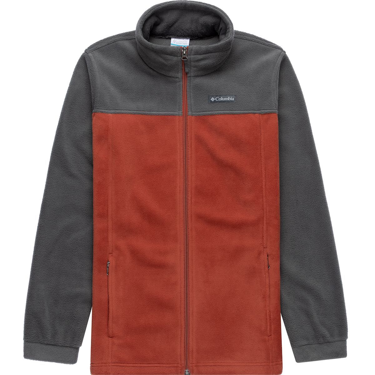 Columbia Steens Mountain II Fleece Jacket - Boys' Carnelian Red/Grill, S