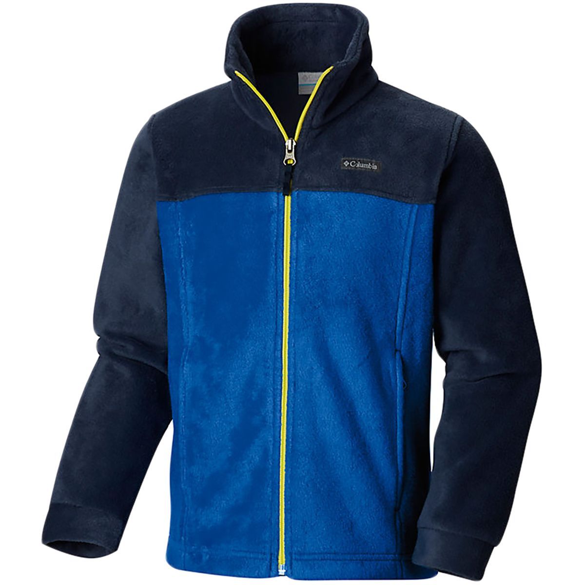 Columbia Steens Mountain II Fleece Jacket - Boys' Collegiate Navy/Super Blue, L