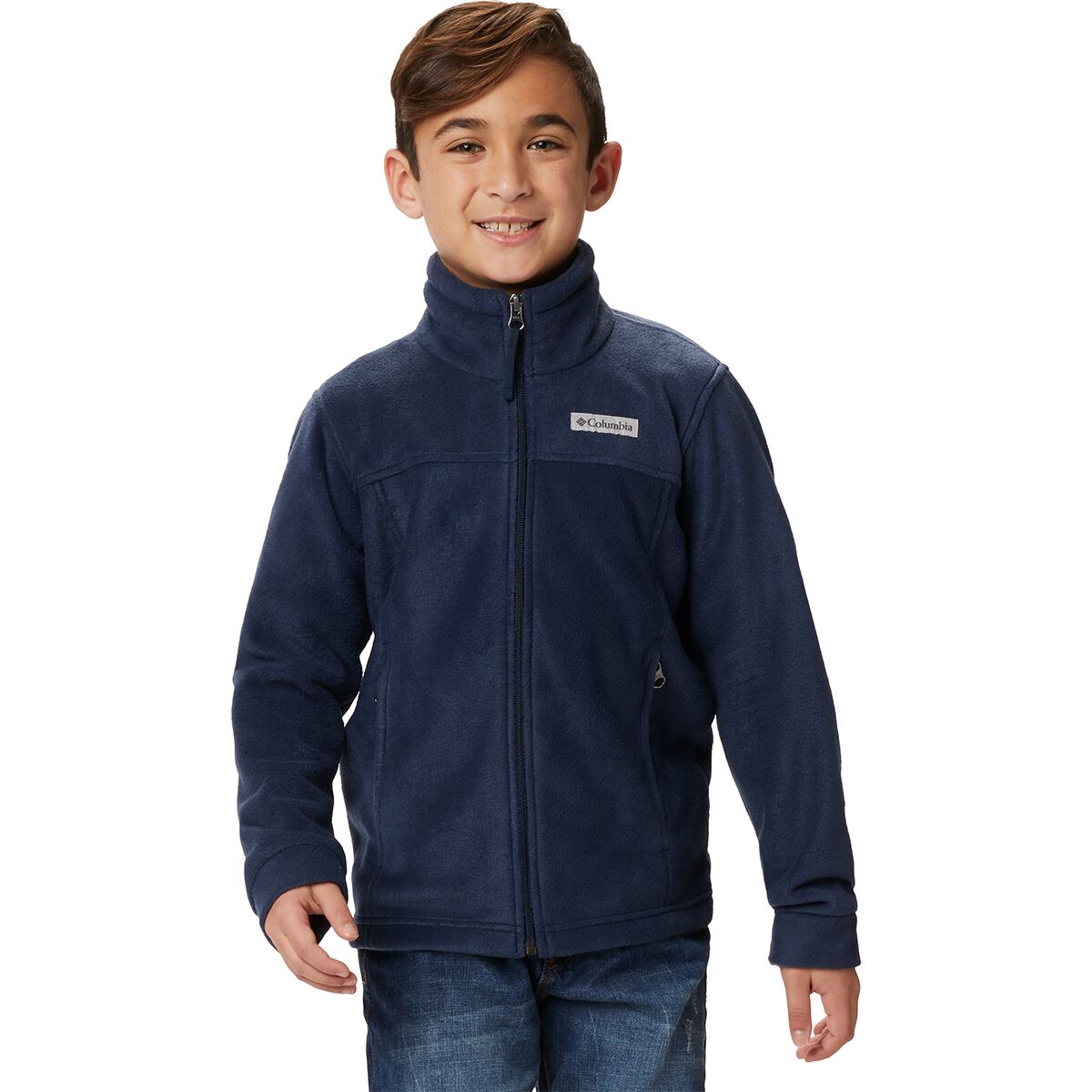 Image of Columbia Steens Mountain II Fleece Jacket - Boys' Collegiate Navy, L