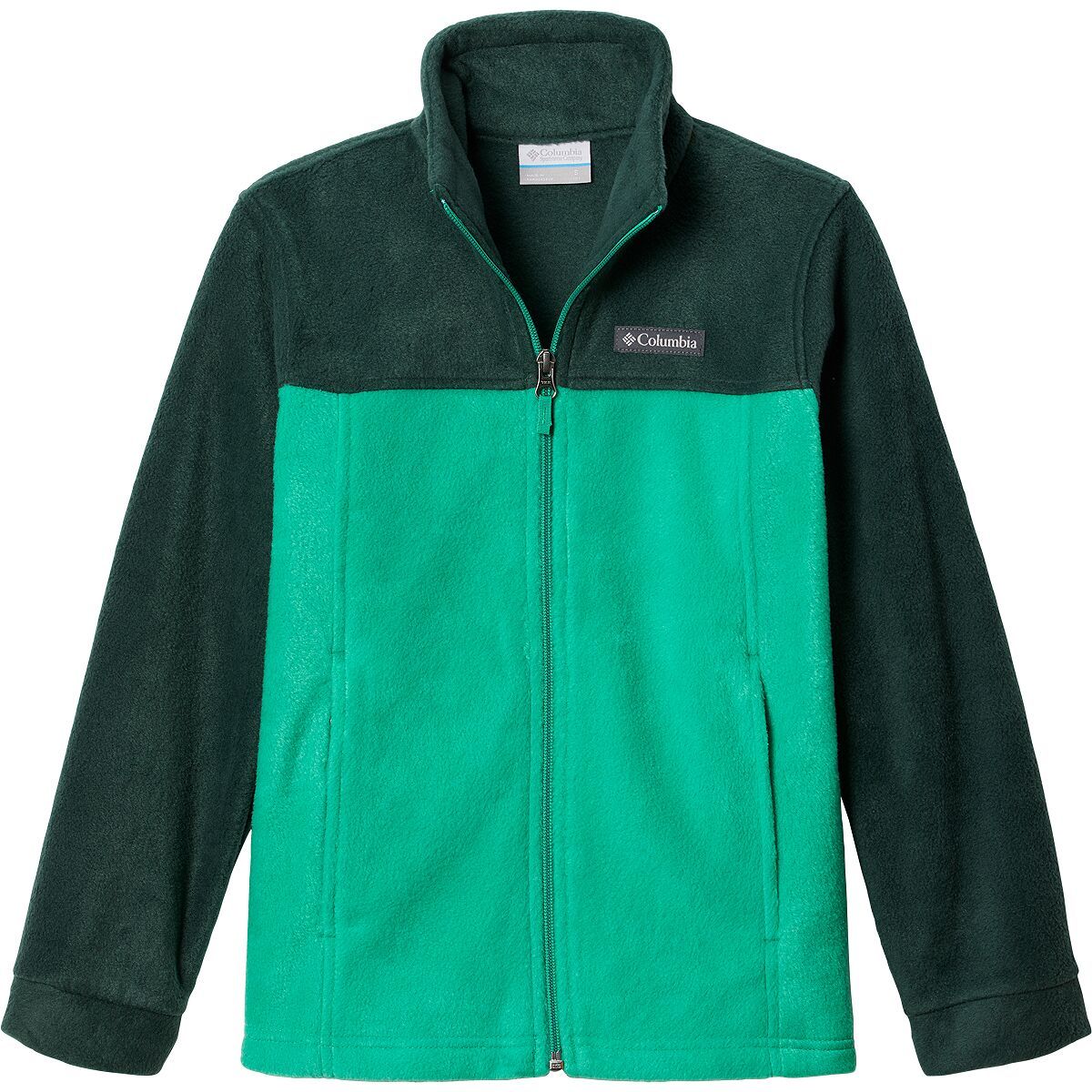 Image of Columbia Steens Mountain II Fleece Jacket - Boys' Dark Lime/Spruce, XXS