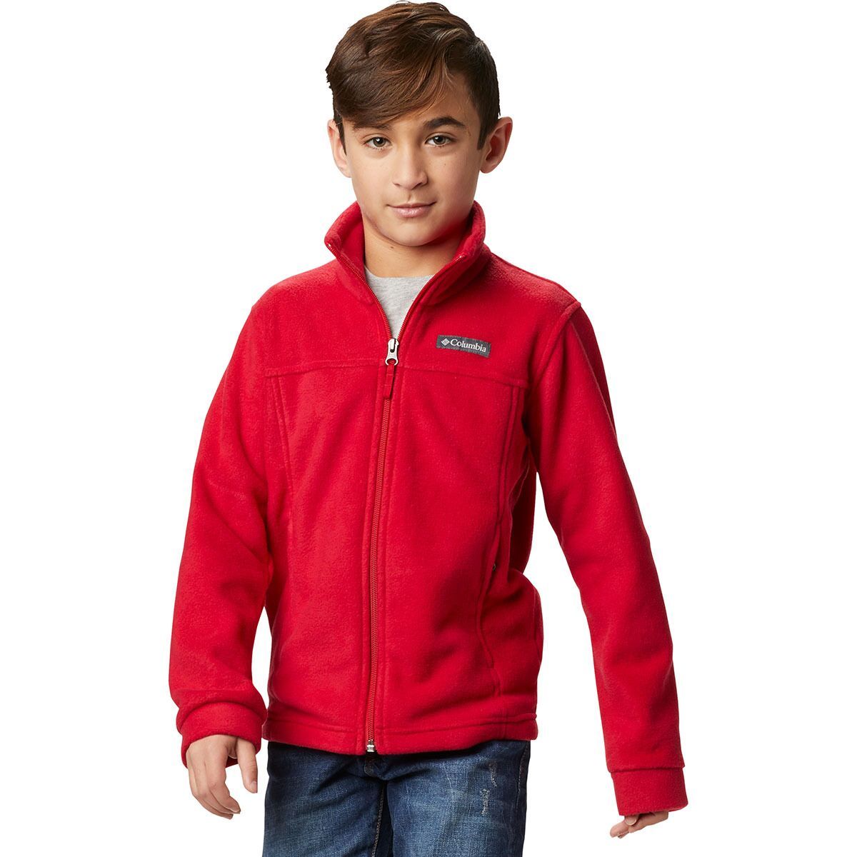 Image of Columbia Steens Mountain II Fleece Jacket - Boys' Mountain Red, S