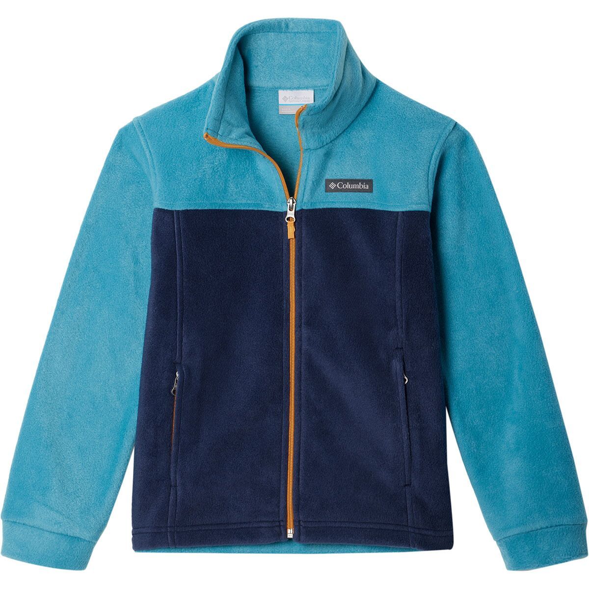 Columbia Steens Mountain II Fleece Jacket - Boys' Shasta/Collegiate Navy, XS