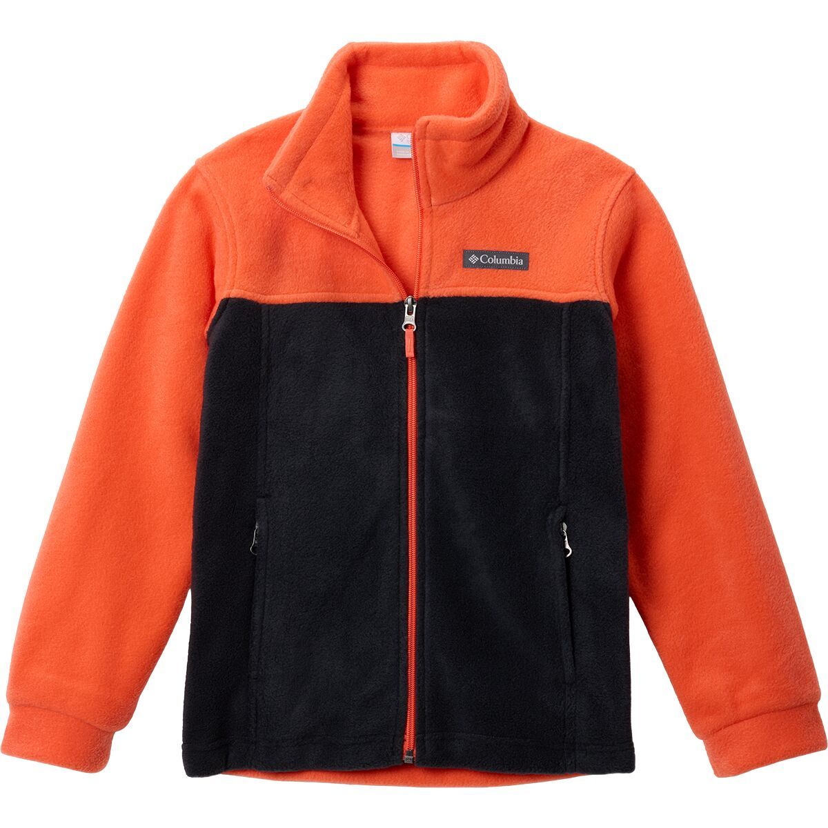 Image of Columbia Steens Mountain II Fleece Jacket - Boys' Zing/Black, S