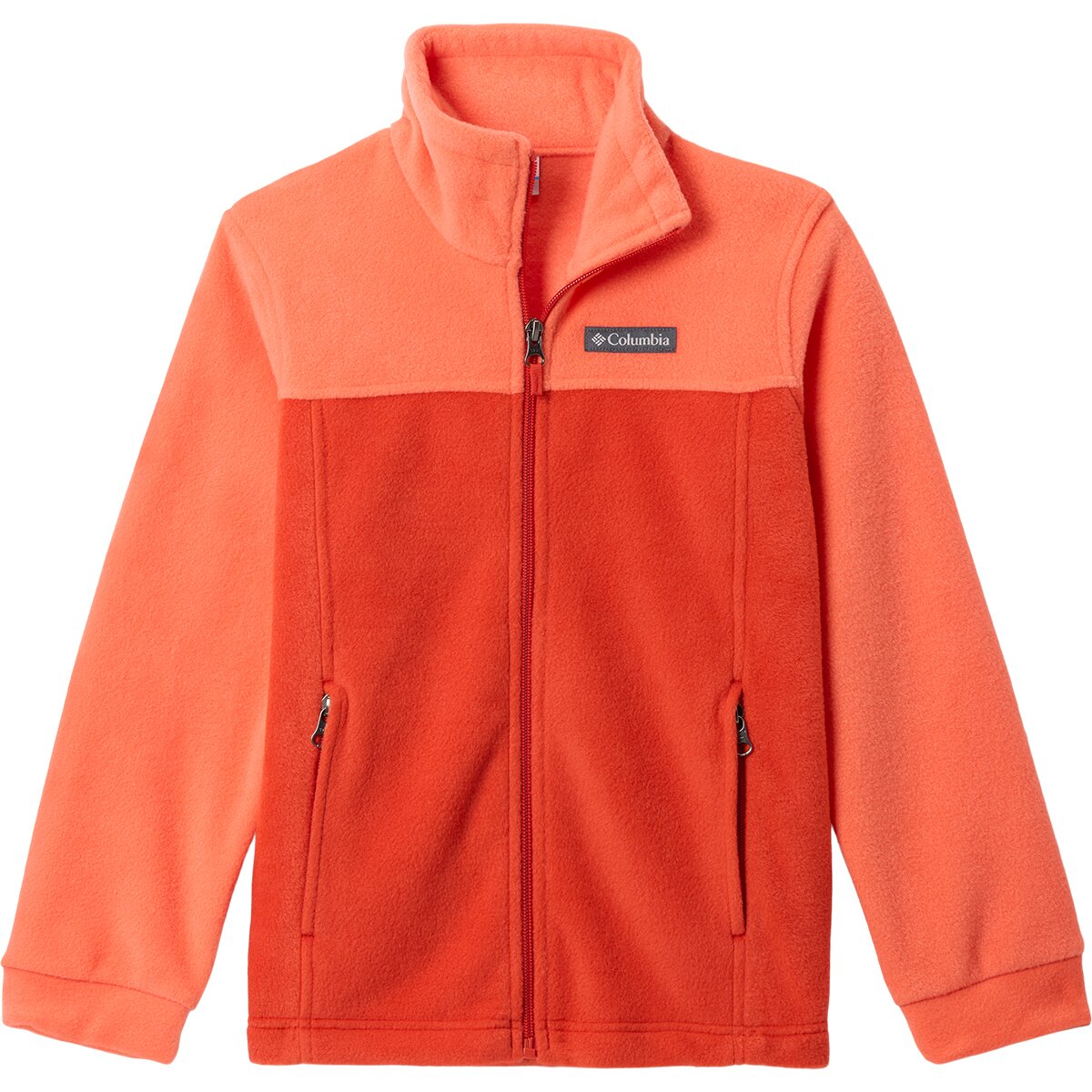 Image of Columbia Steens Mountain II Fleece Jacket - Boys' Zing/Super Sonic, M