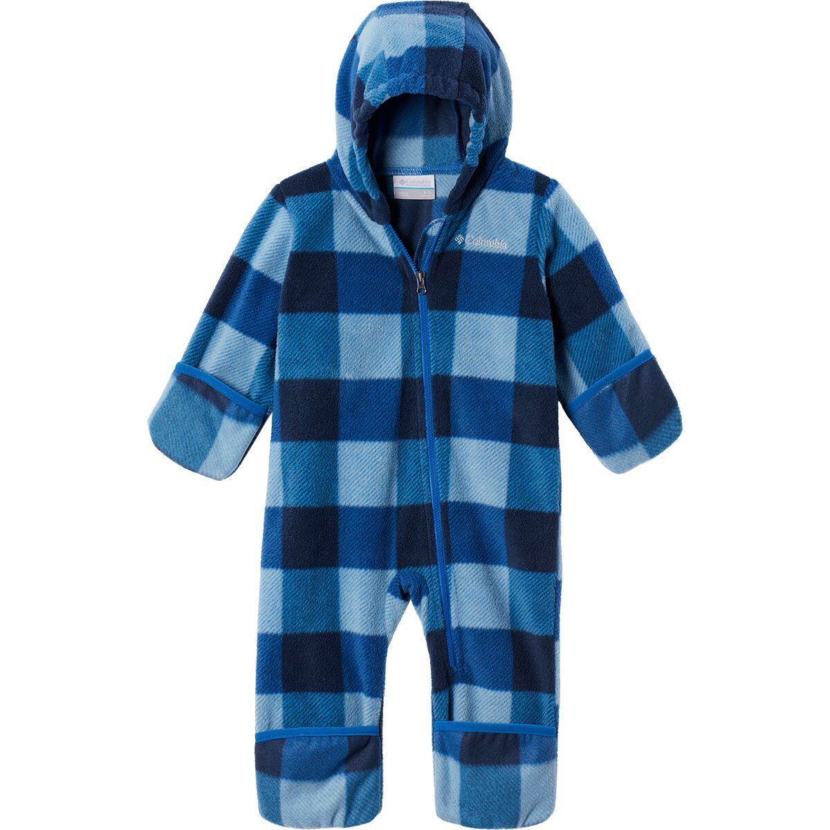Columbia Snowtop II Bunting - Infant Boys' Bright Indigo Check Multi, 12/18M