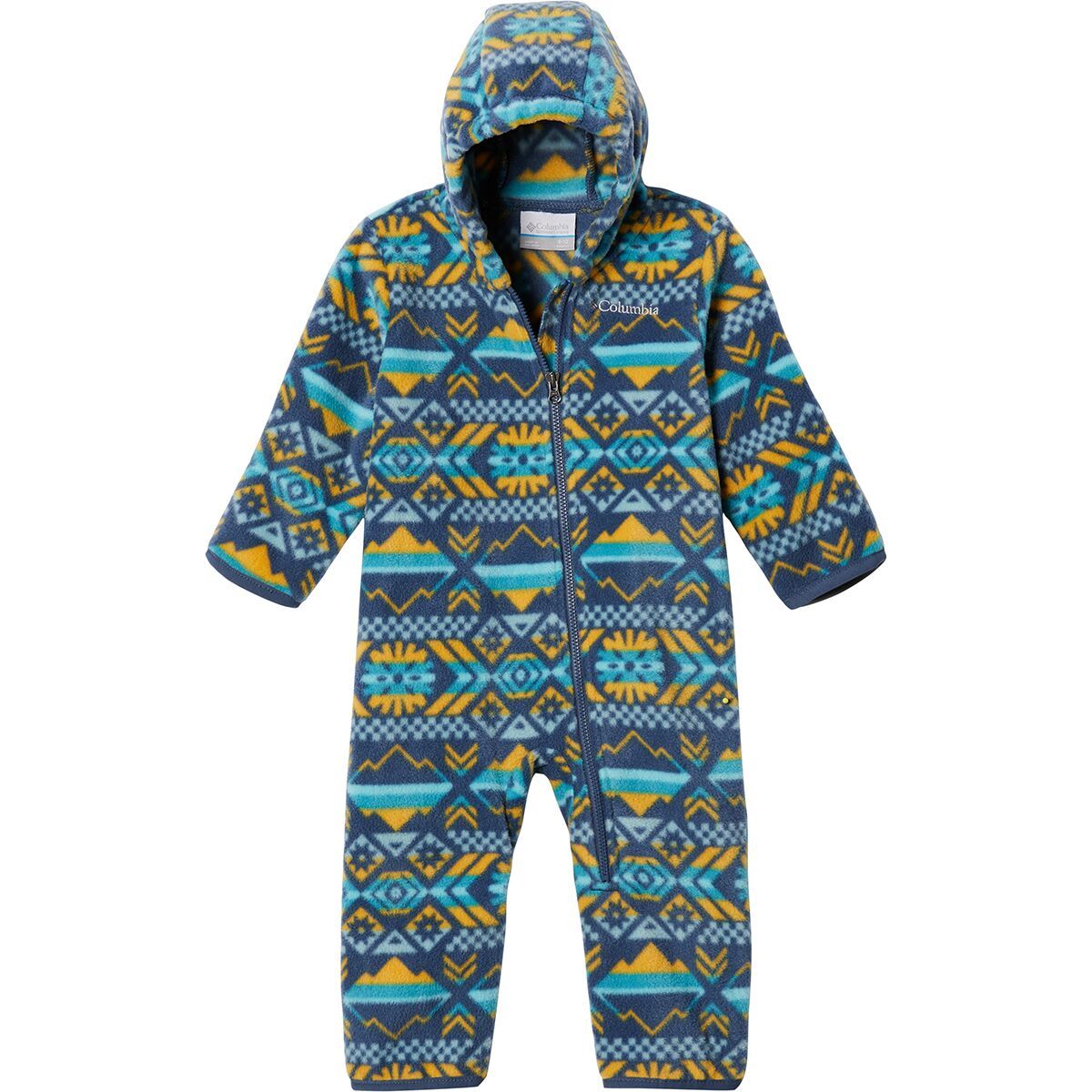 Columbia Snowtop II Bunting - Infant Boys' Dark Mountain Checkered Peaks, 12/18M