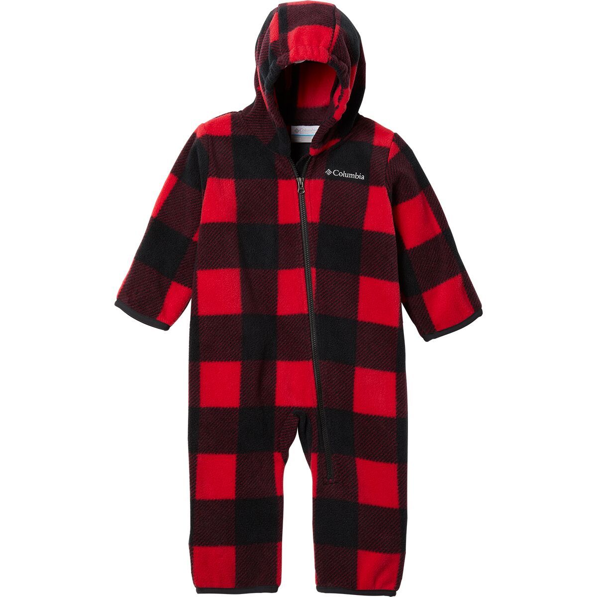 Columbia Snowtop II Bunting - Infant Boys' Mountain Red Check, 18/24M