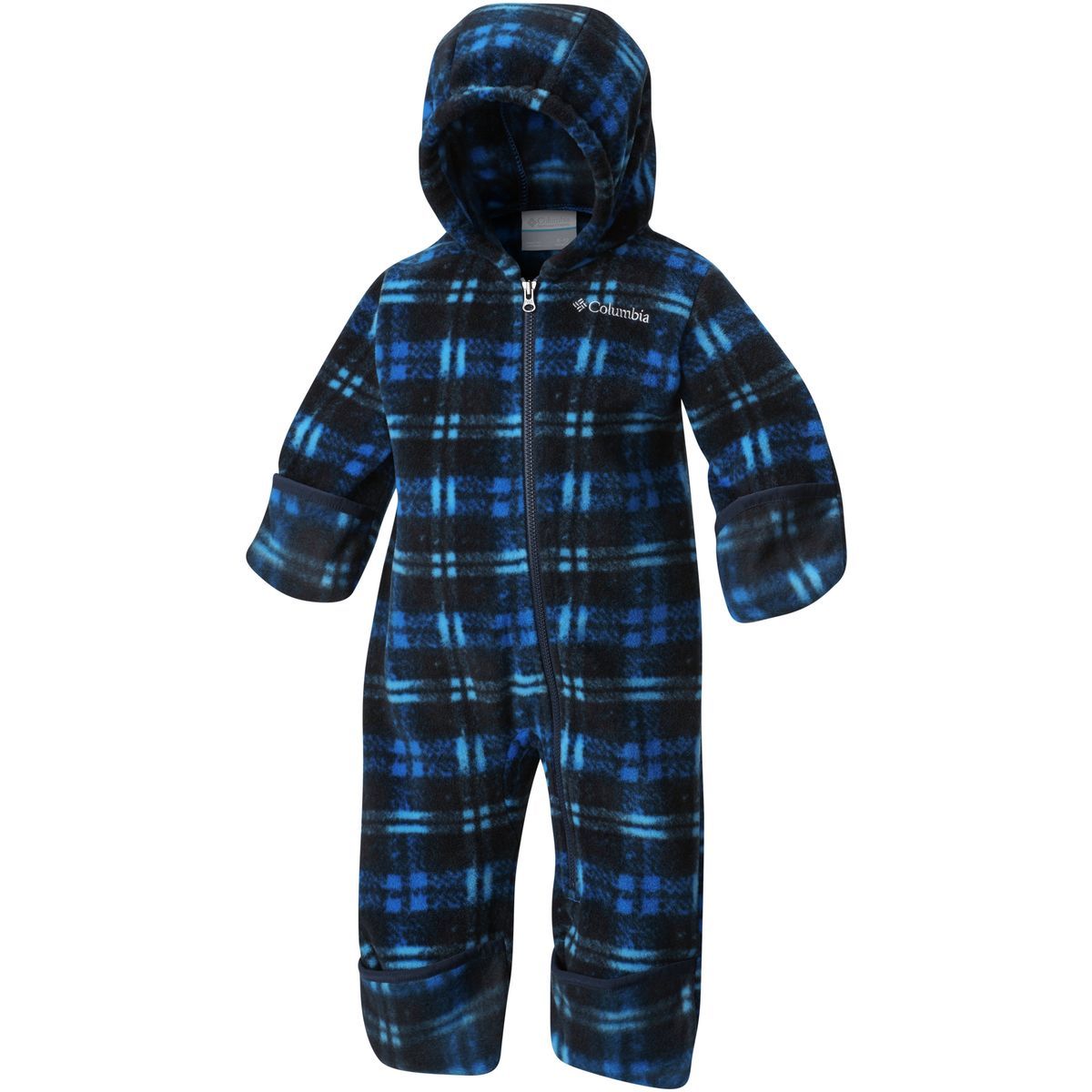 Columbia Snowtop II Bunting - Infant Boys' Super Blue Lumberjack Plaid, 12/18M