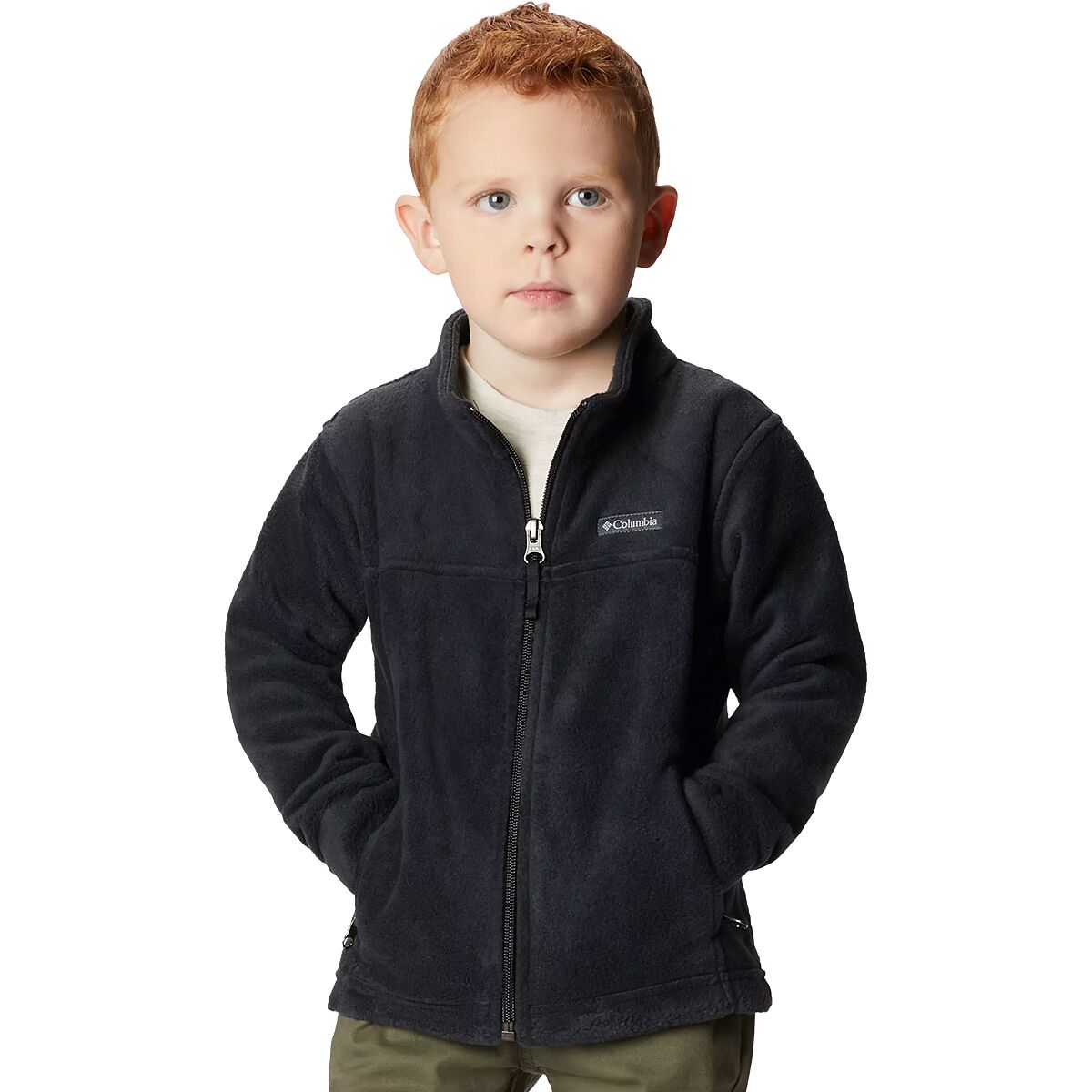 Image of Columbia Steens Mountain II Fleece Jacket - Toddler Boys' Black, 3T