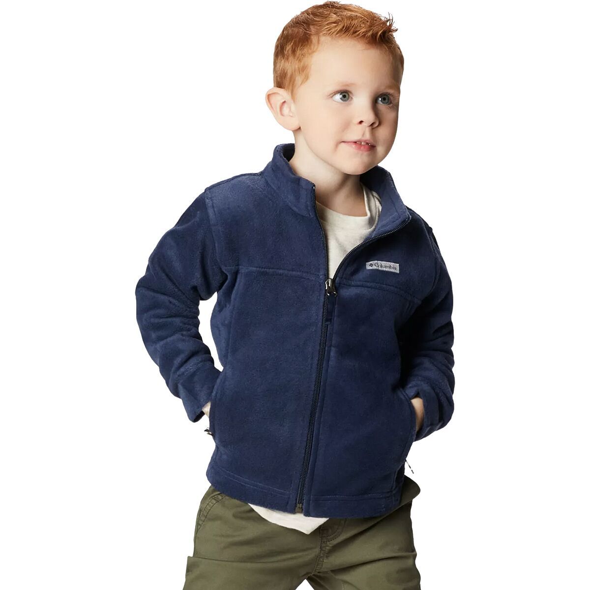 Image of Columbia Steens Mountain II Fleece Jacket - Toddler Boys' Collegiate Navy, 4T