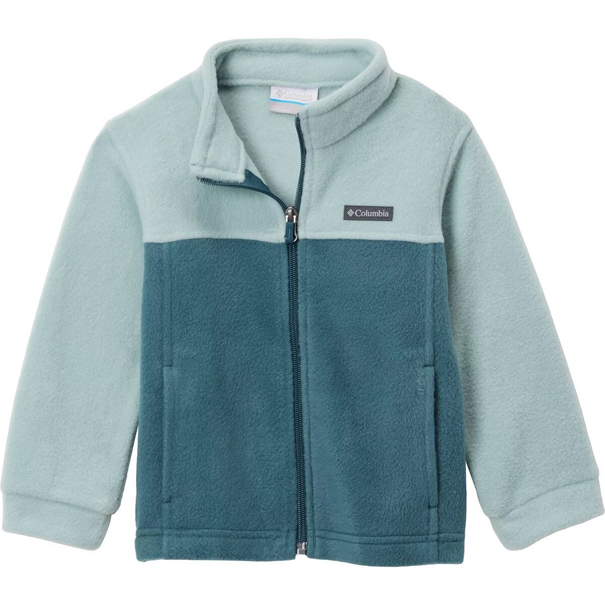Image of Columbia Steens Mountain II Fleece Jacket - Toddler Boys' Crushed Blue/Everblue, 3T