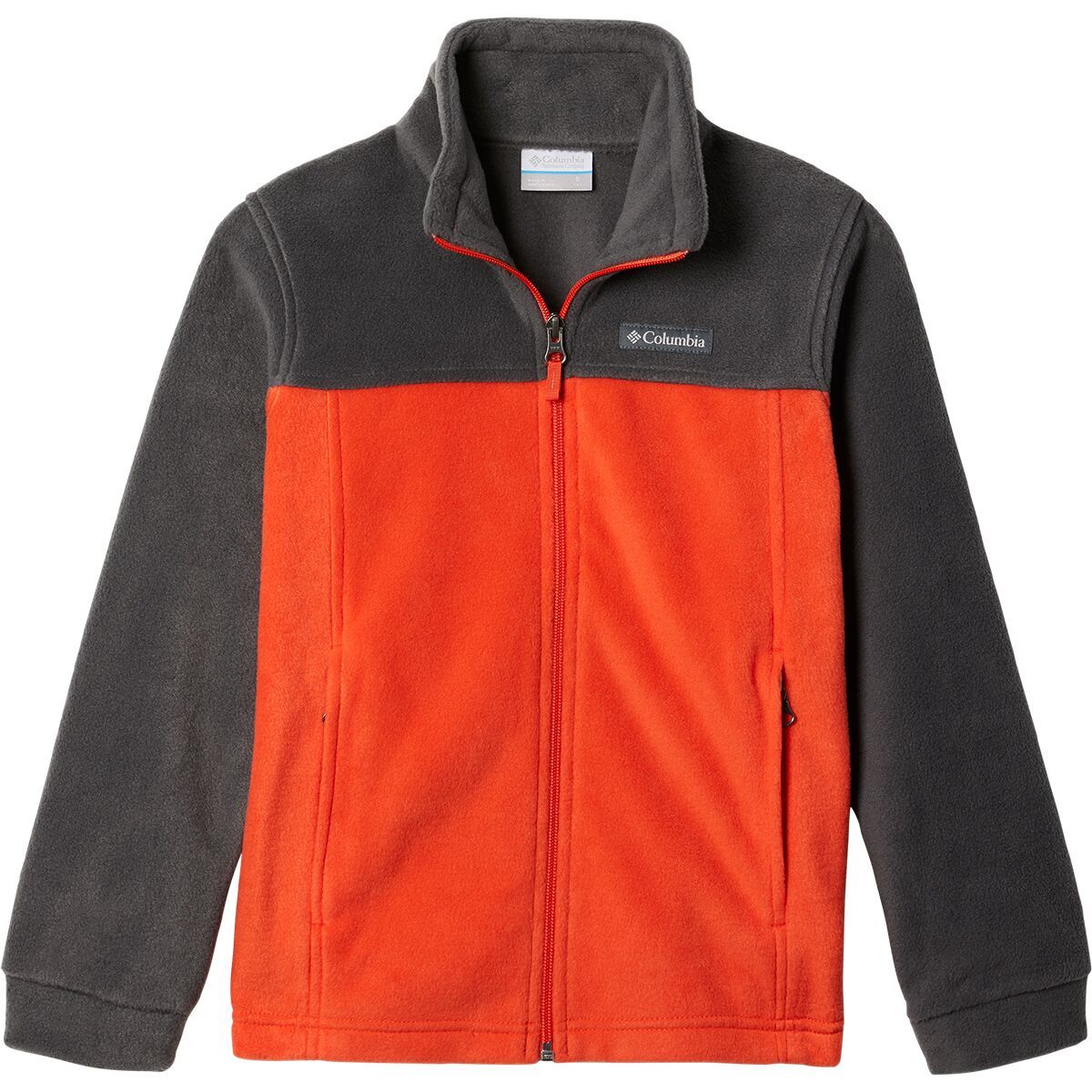 Columbia Steens Mountain II Fleece Jacket - Toddler Boys' Red Quartz/Shark, 4T