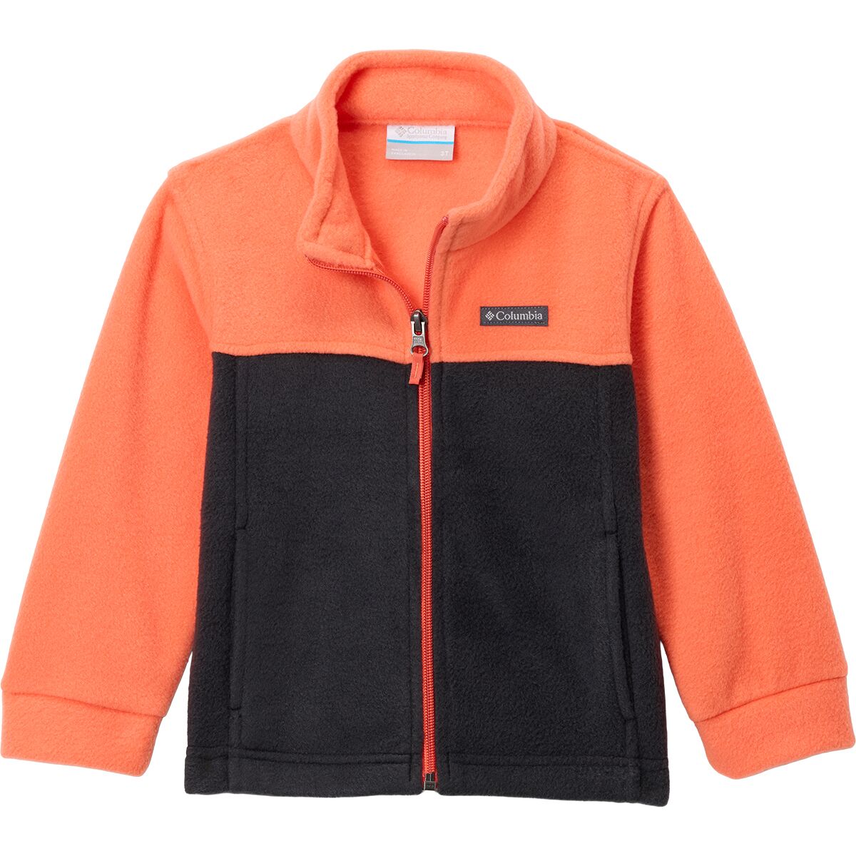 Image of Columbia Steens Mountain II Fleece Jacket - Toddler Boys' Zing/Black, 2T